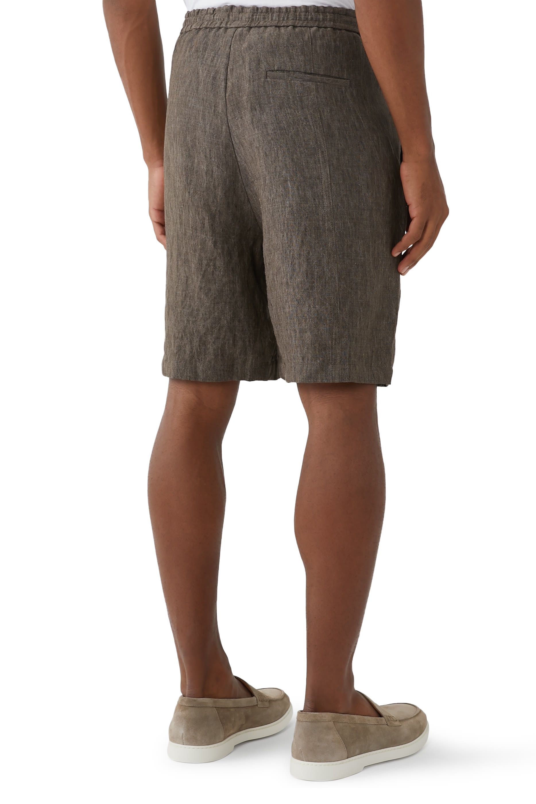 Elastic Waistband Shorts