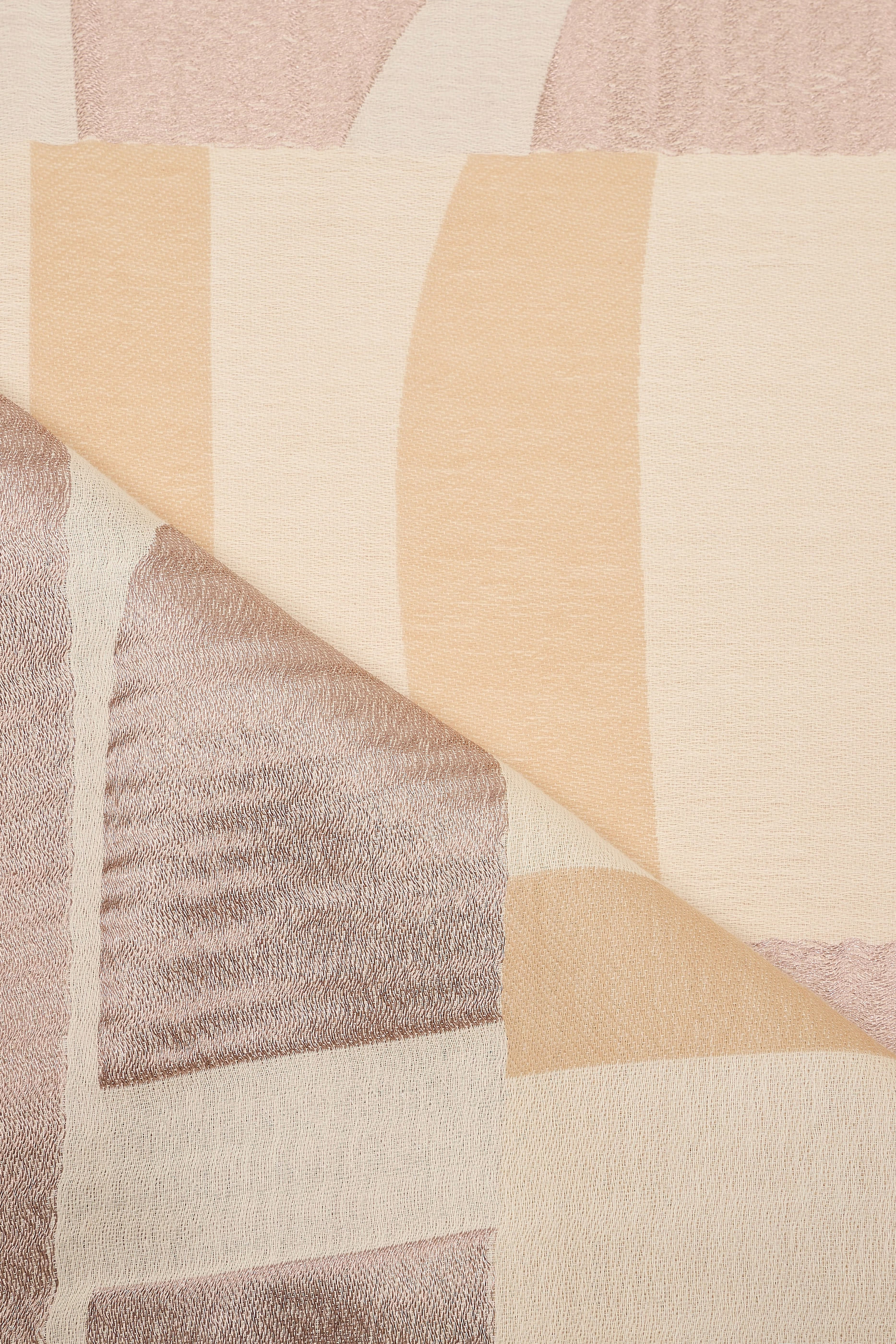 Oversized Jacquard Logo Stole