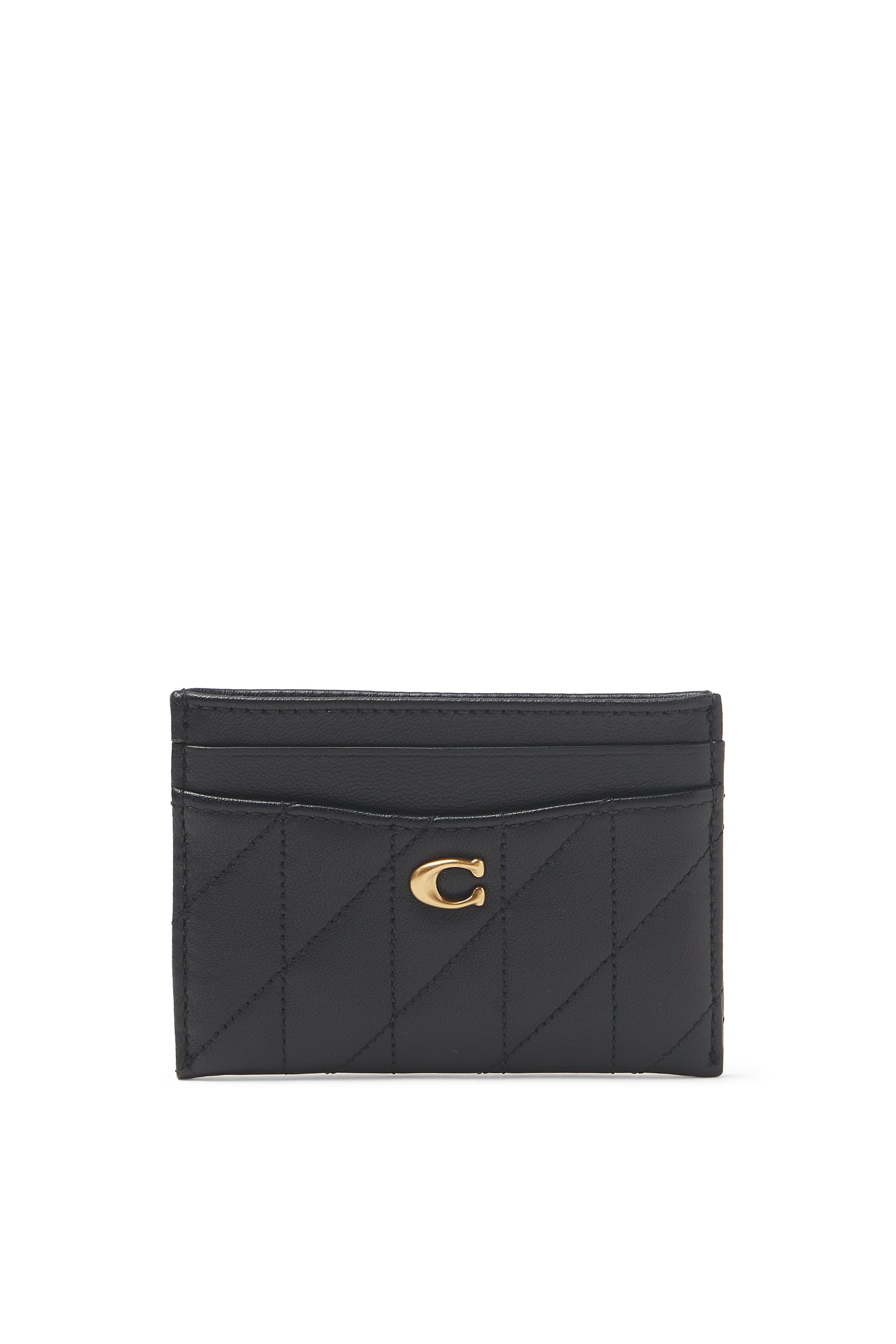 Essential Card Case With Pillow Quilting