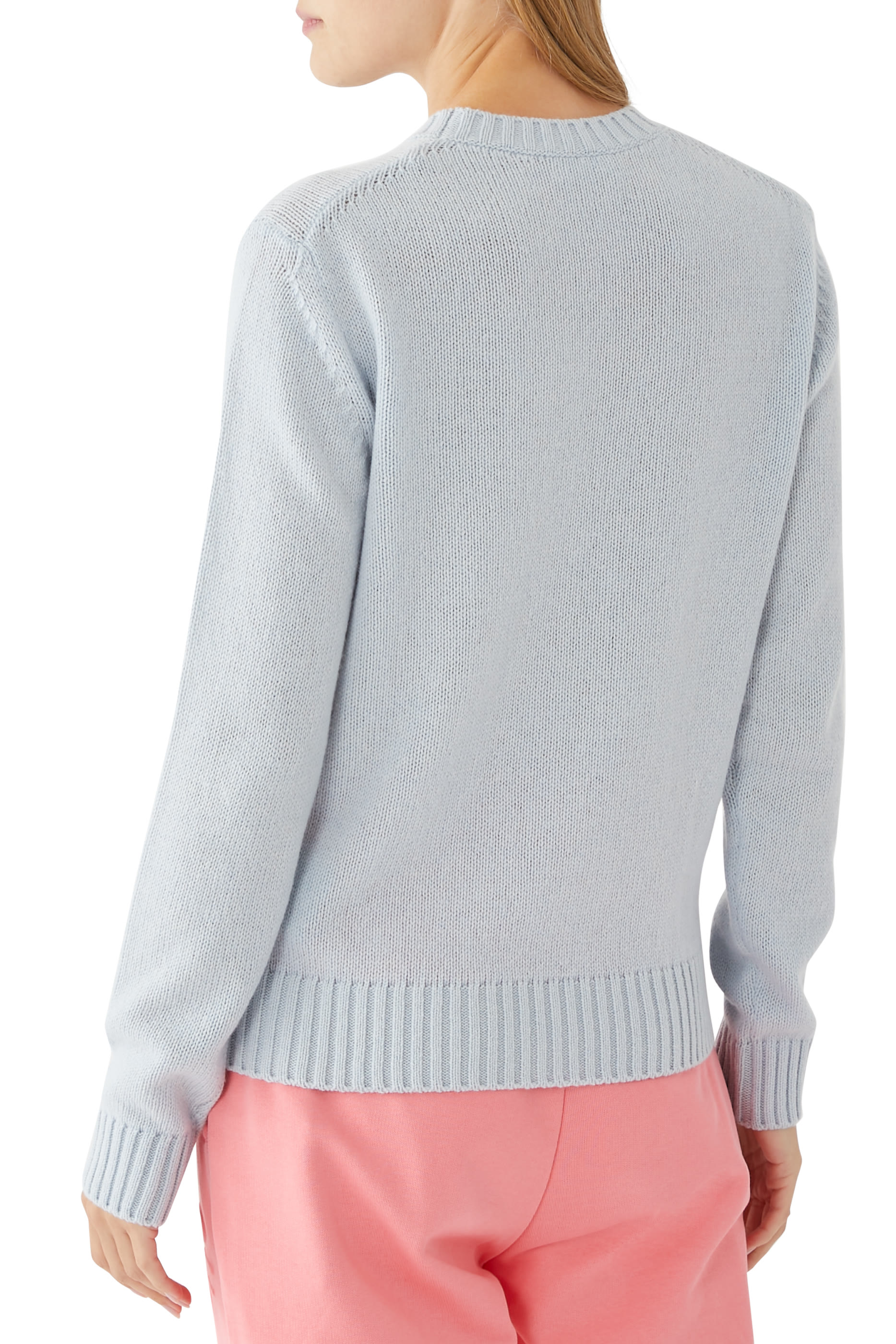 Wool Cashmere Logo Sweater