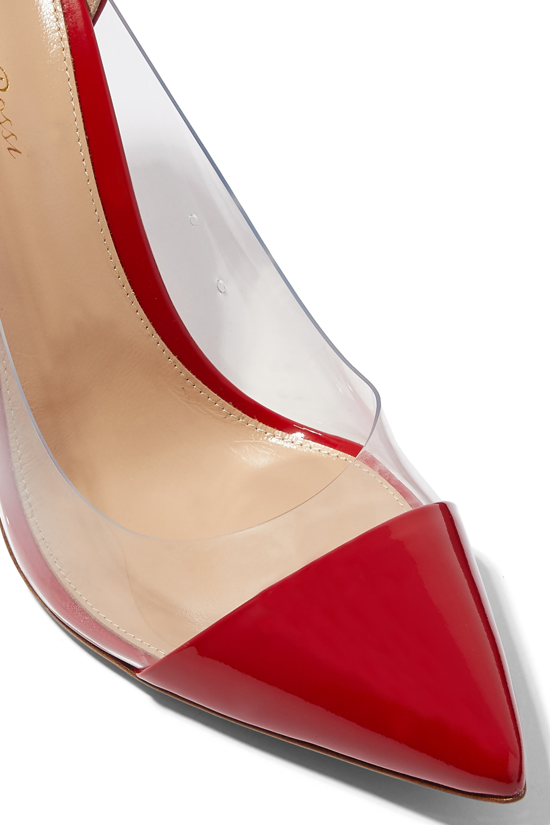 105 Leather & Plexi Pumps
