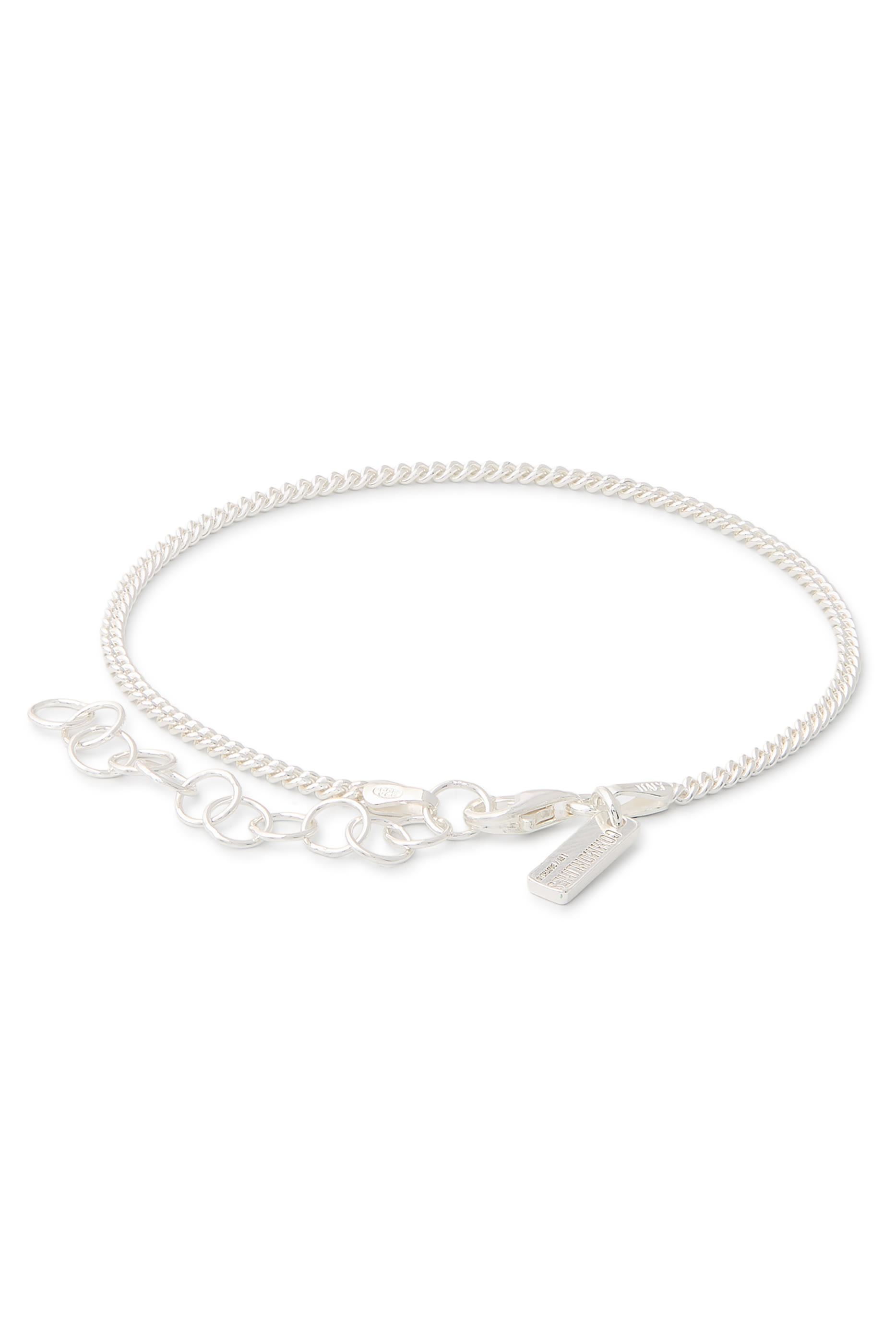 Mini Curb Bracelet, 925 Sterling Silver