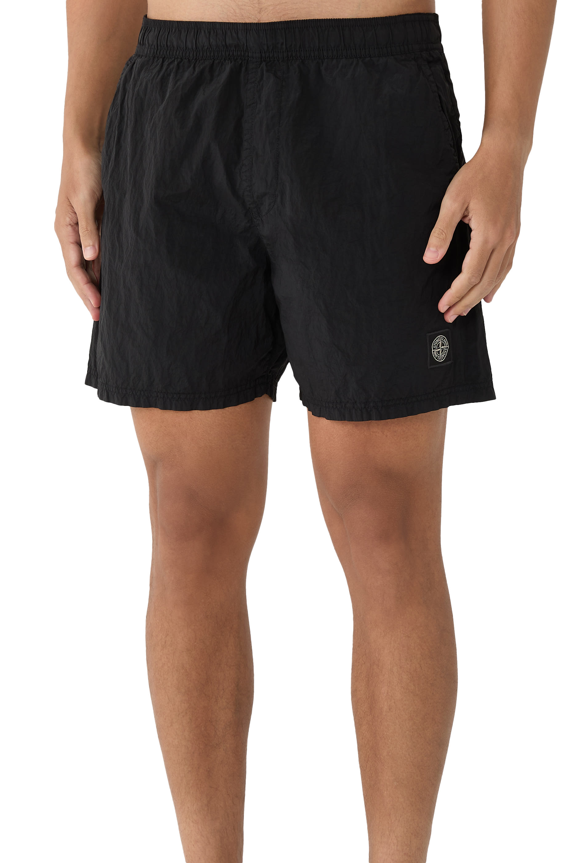 Compass Nylon Metal In ECONYL® Swim Shorts
