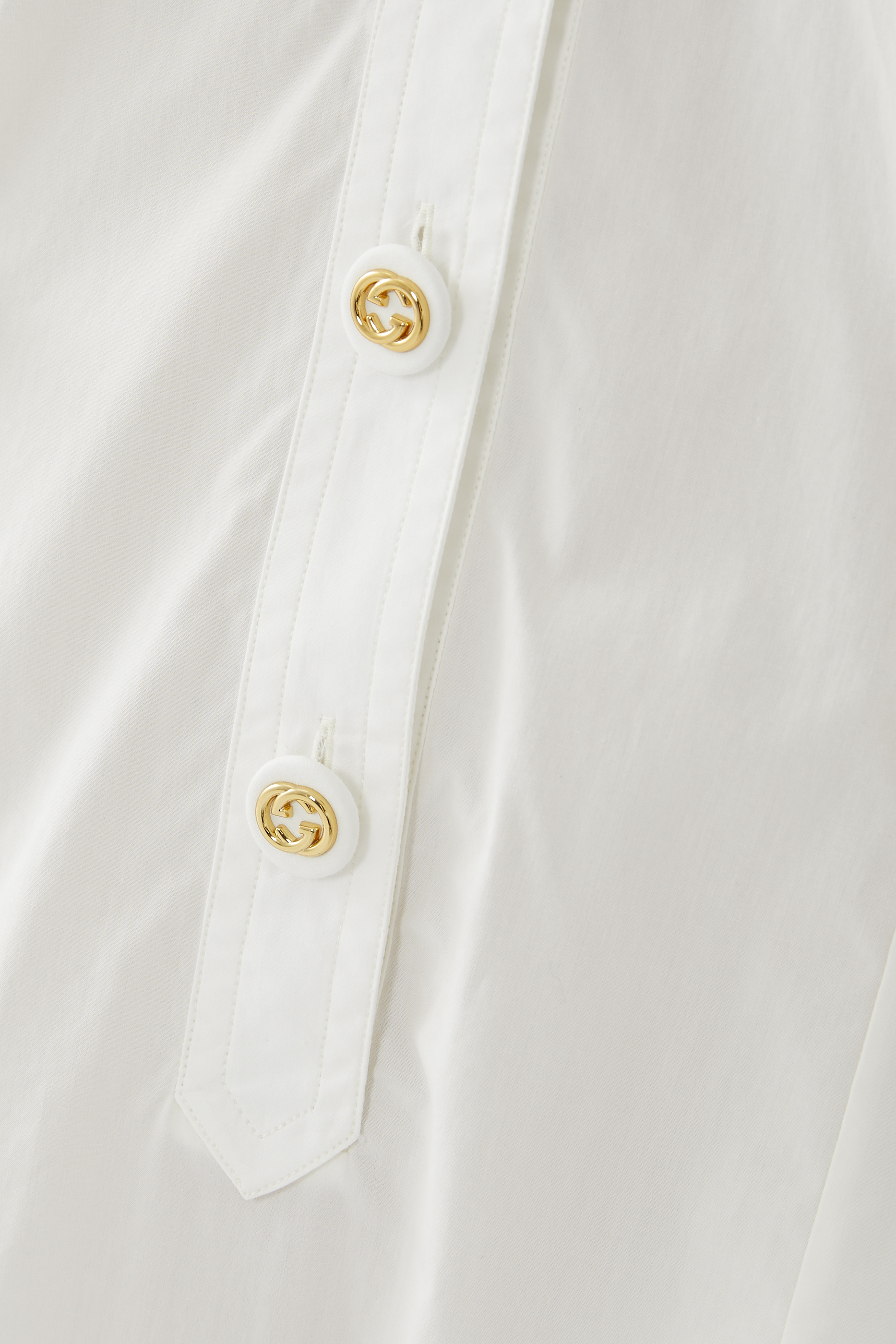 Cotton Poplin Shirt Dress