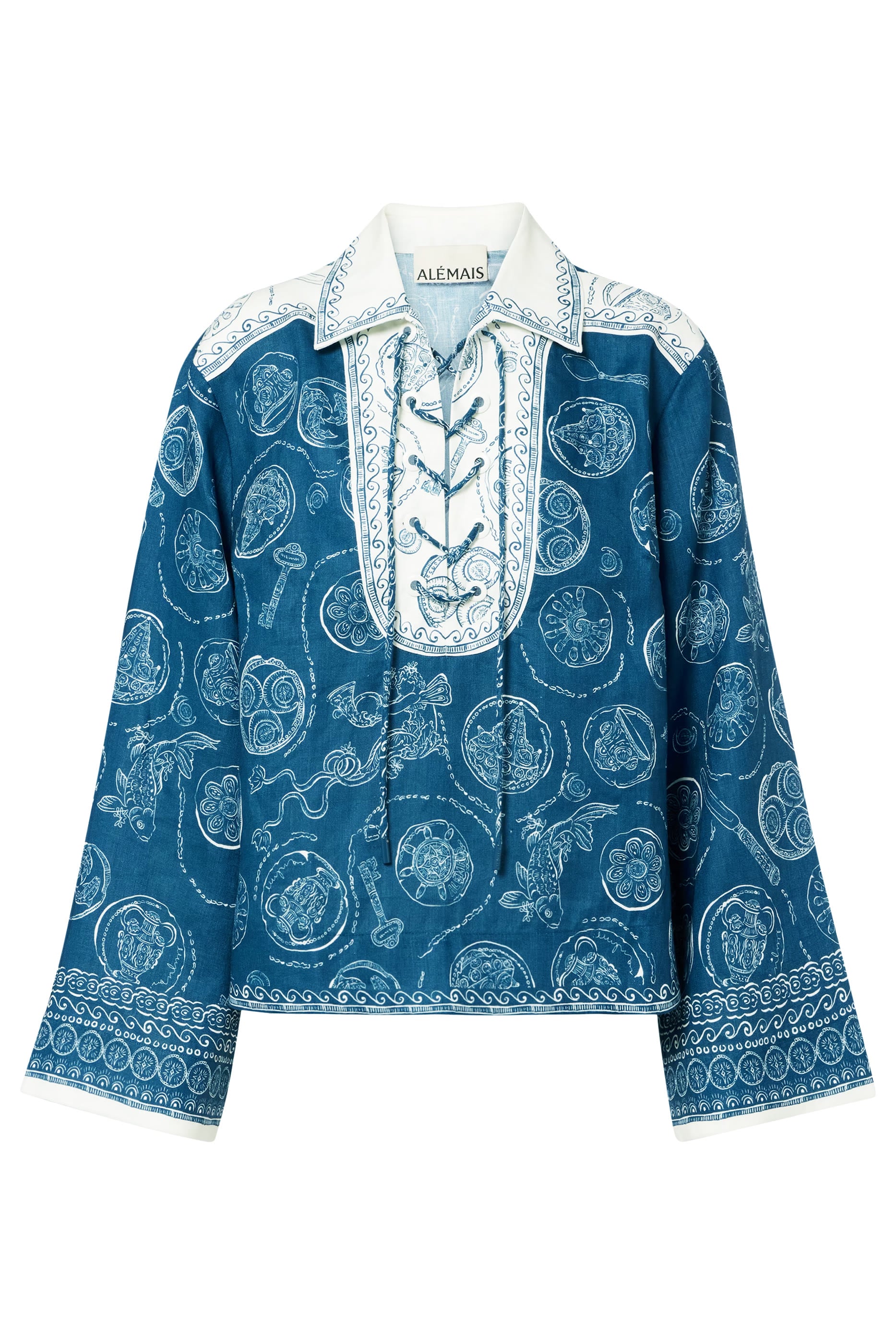 Lucky Lace Up Top
