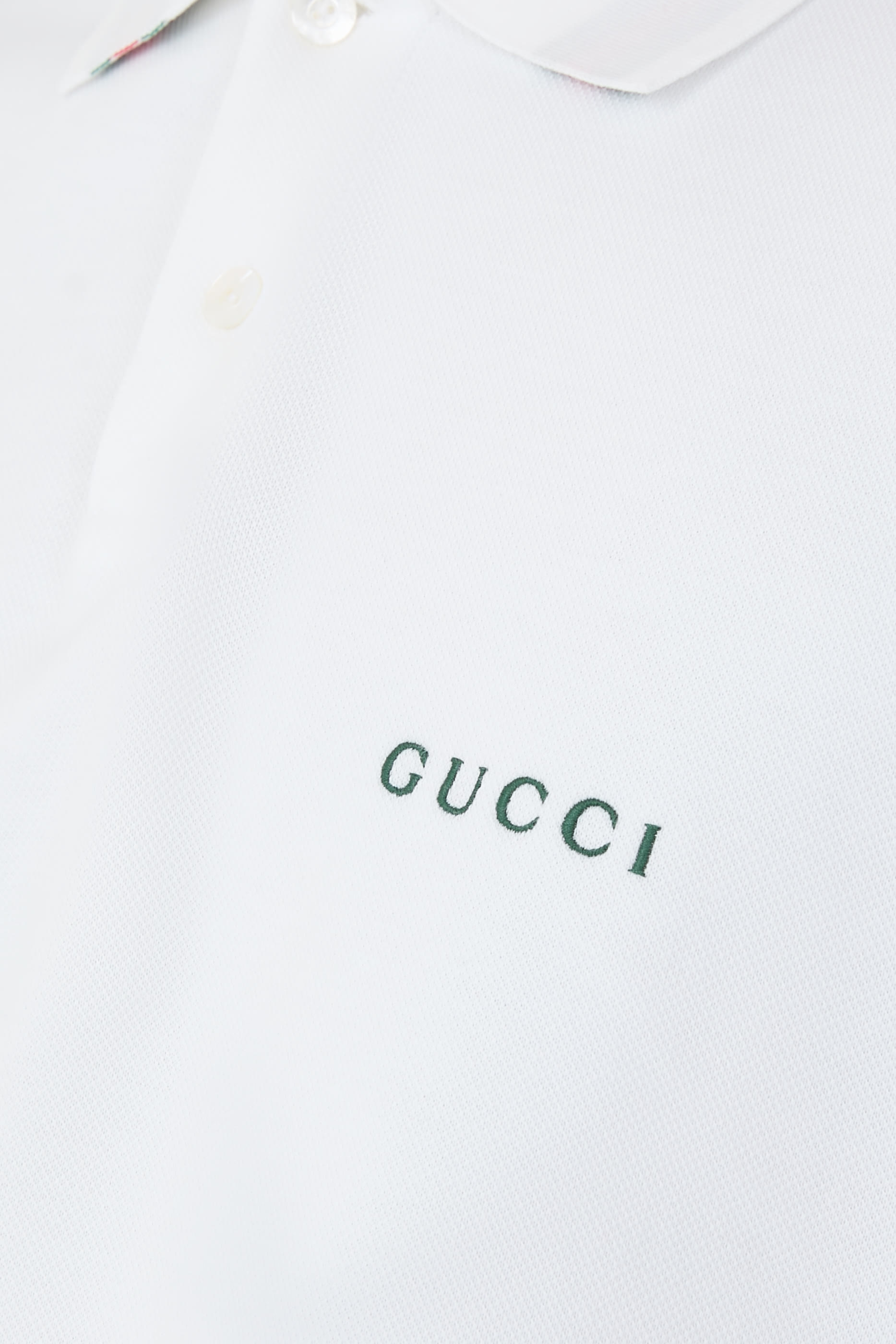 Cotton Piquet Polo Shirt with Web