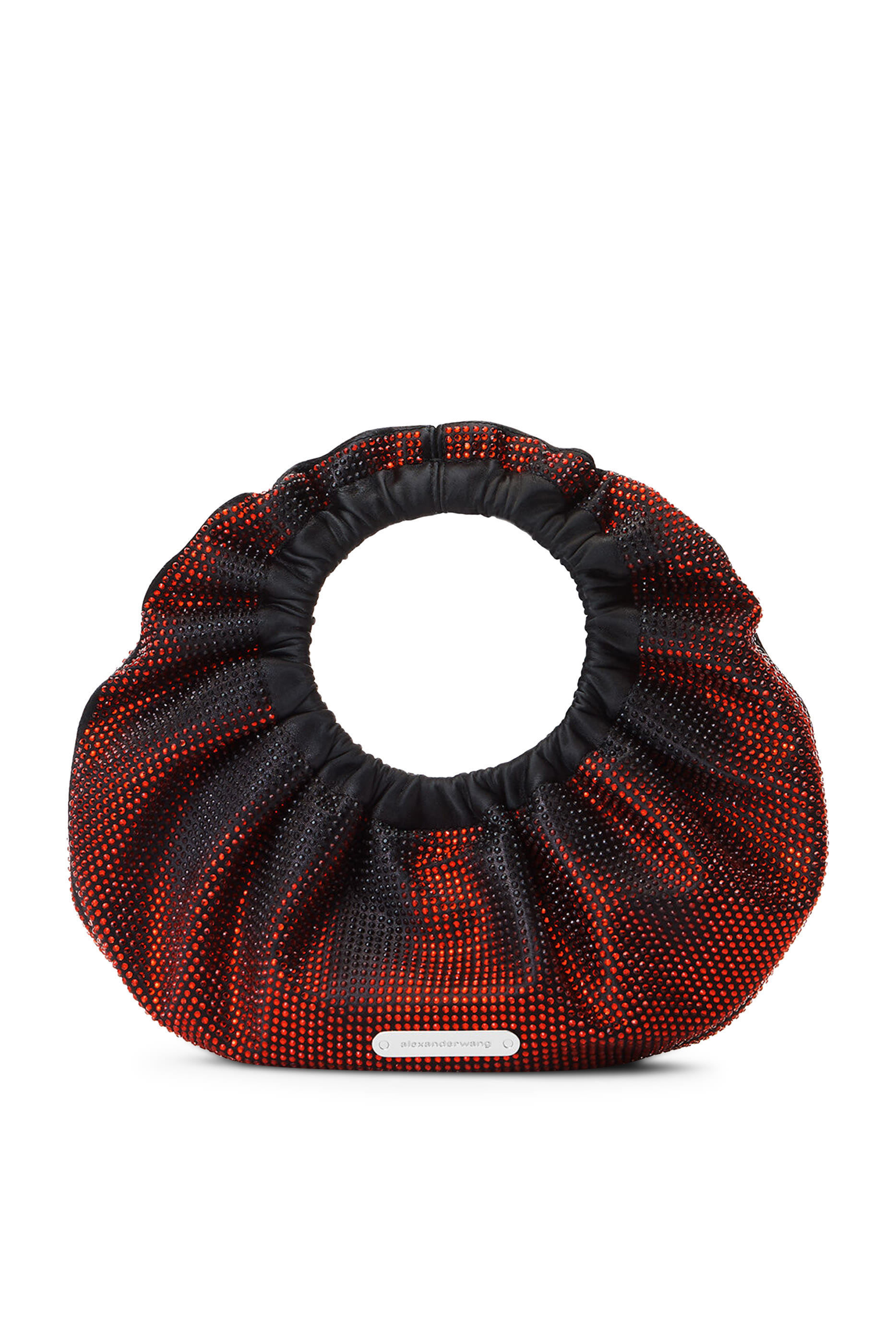 Crescent Mini Bag in Distressed Crystal Hotfix