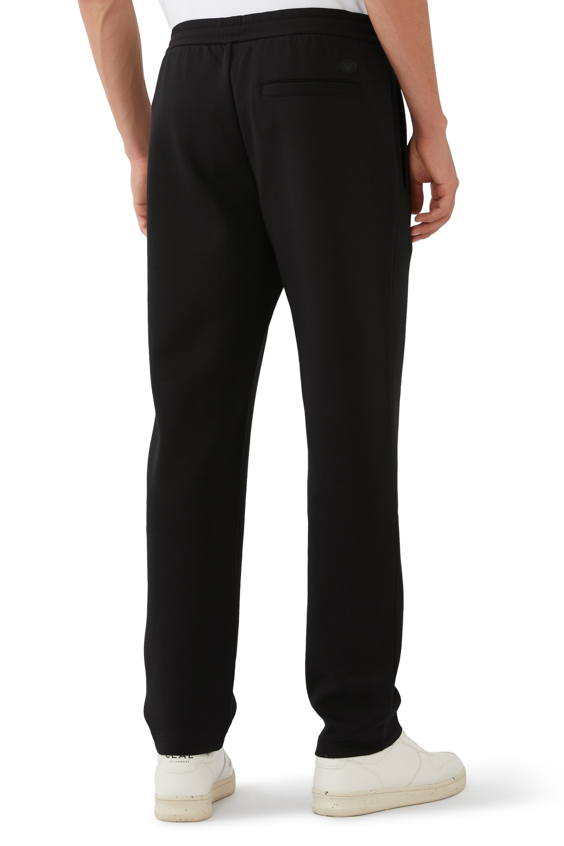 Micro Logo Back Double Jersey Joggers 