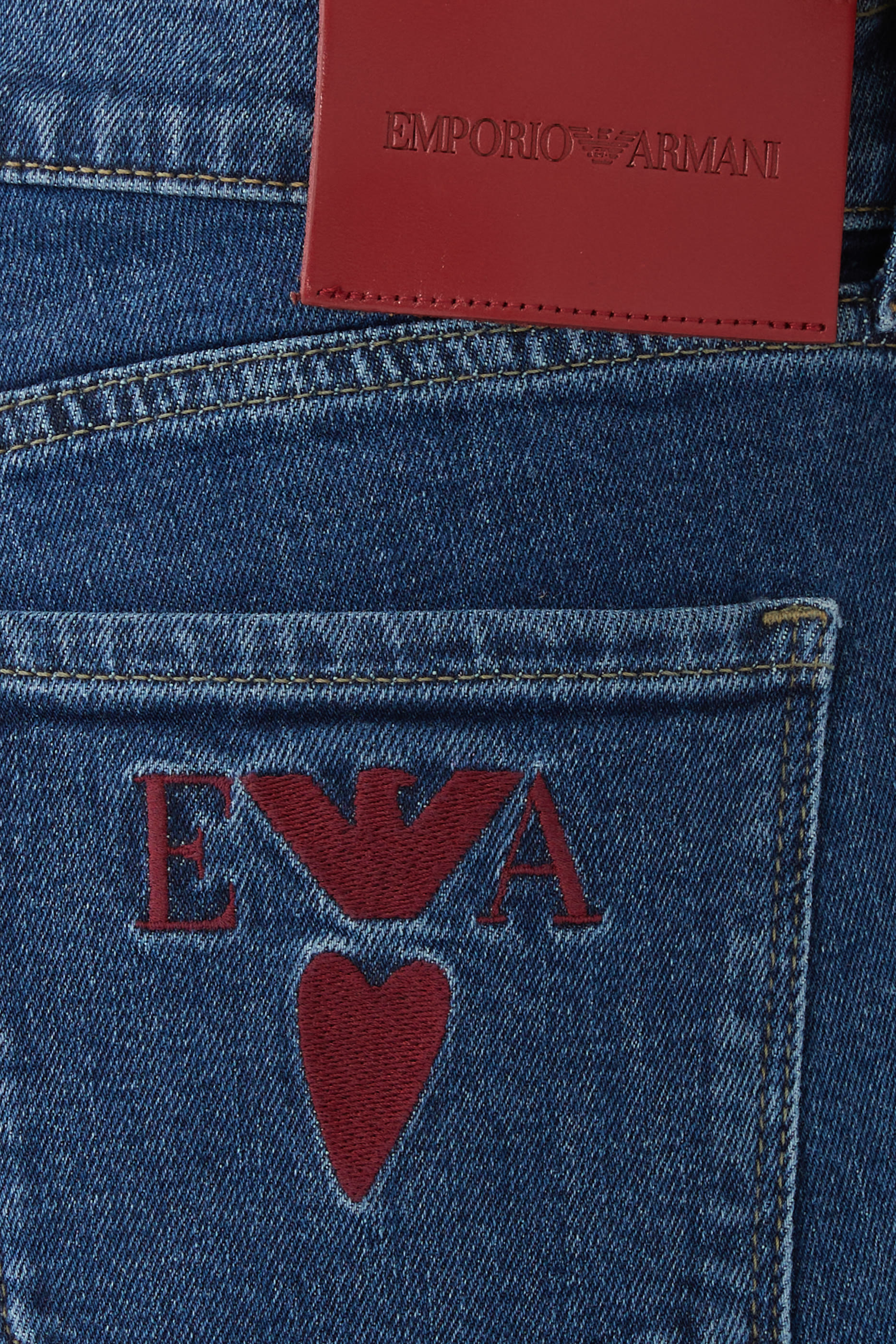 Denim Skinny Fit Stretch Pants