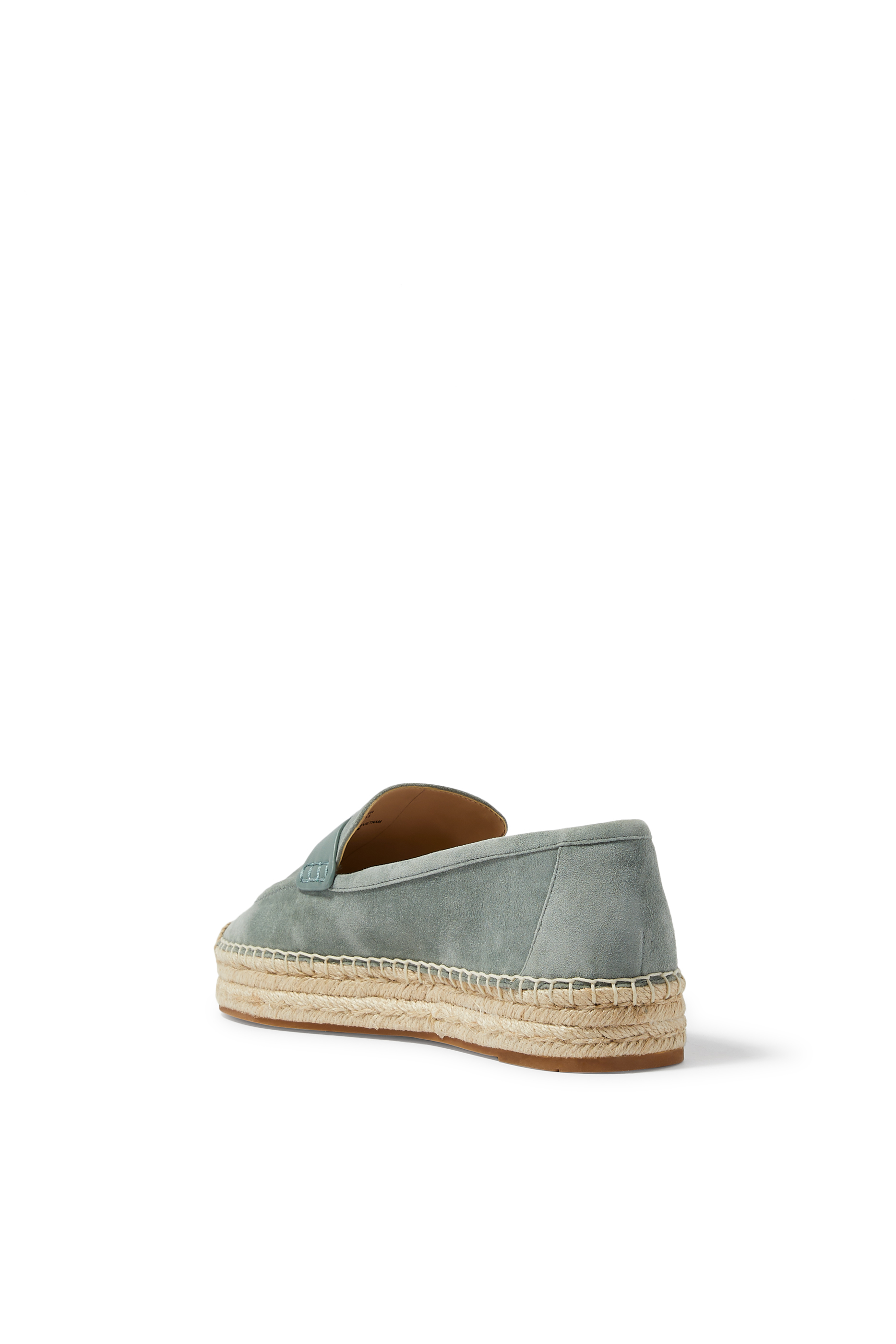 Camilla Monogram Suede Espadrilles
