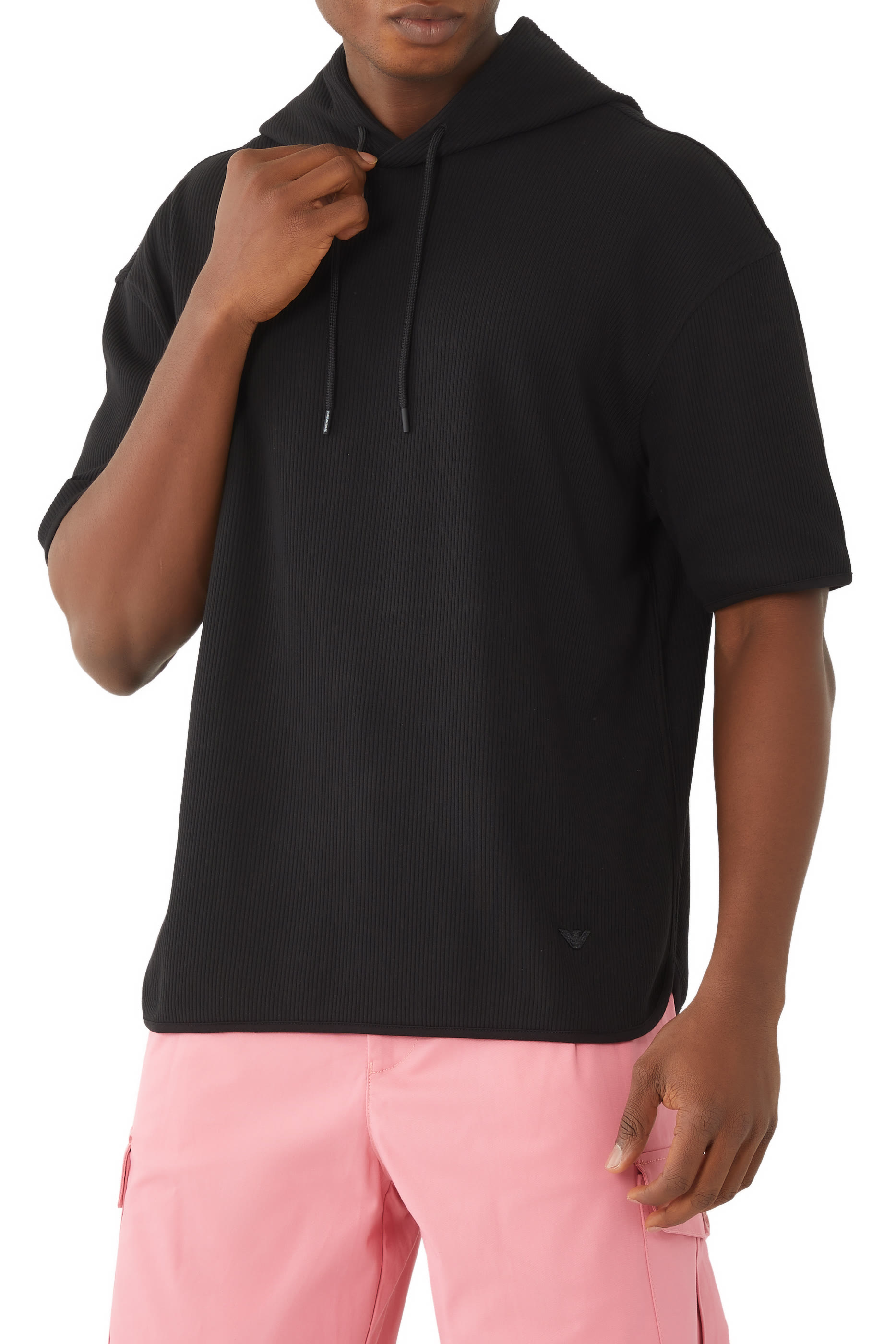 Micro Eagle Logo Hooded Sweatshirt