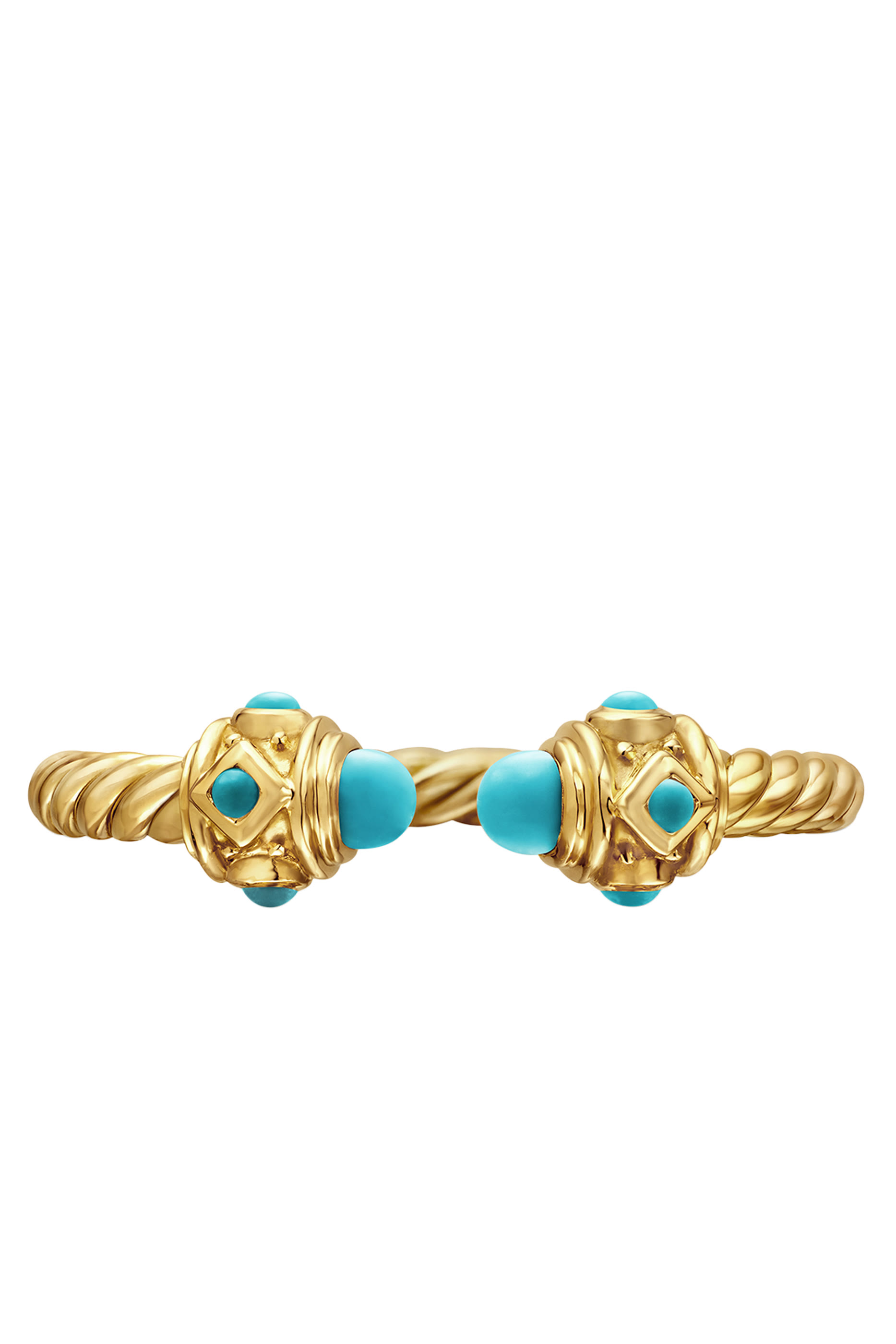 Renaissance Ring, 18k Yellow Gold with Turquoise
