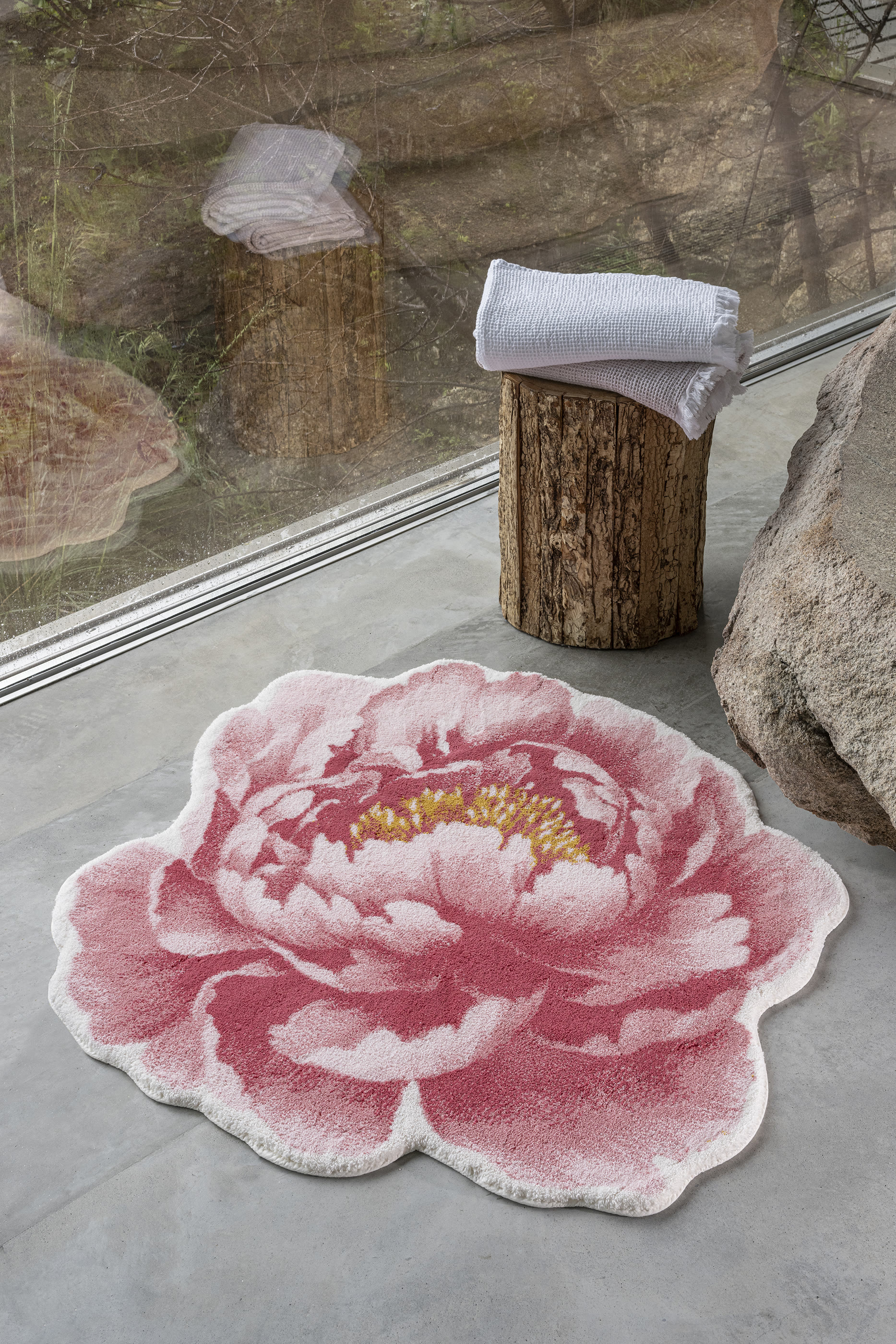 Pivoine Bath Mat