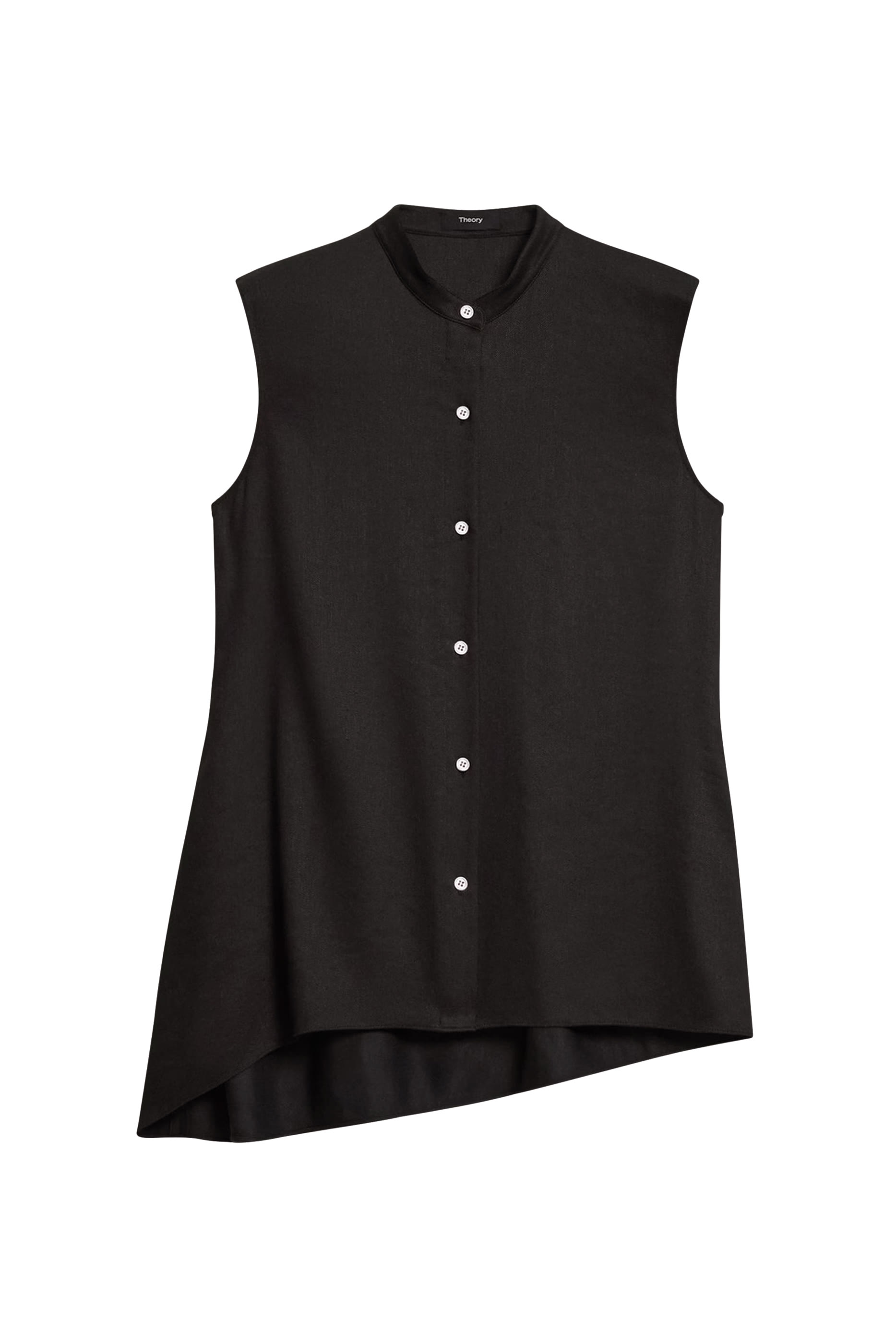 Sleeveless Asymmetrical Shirt