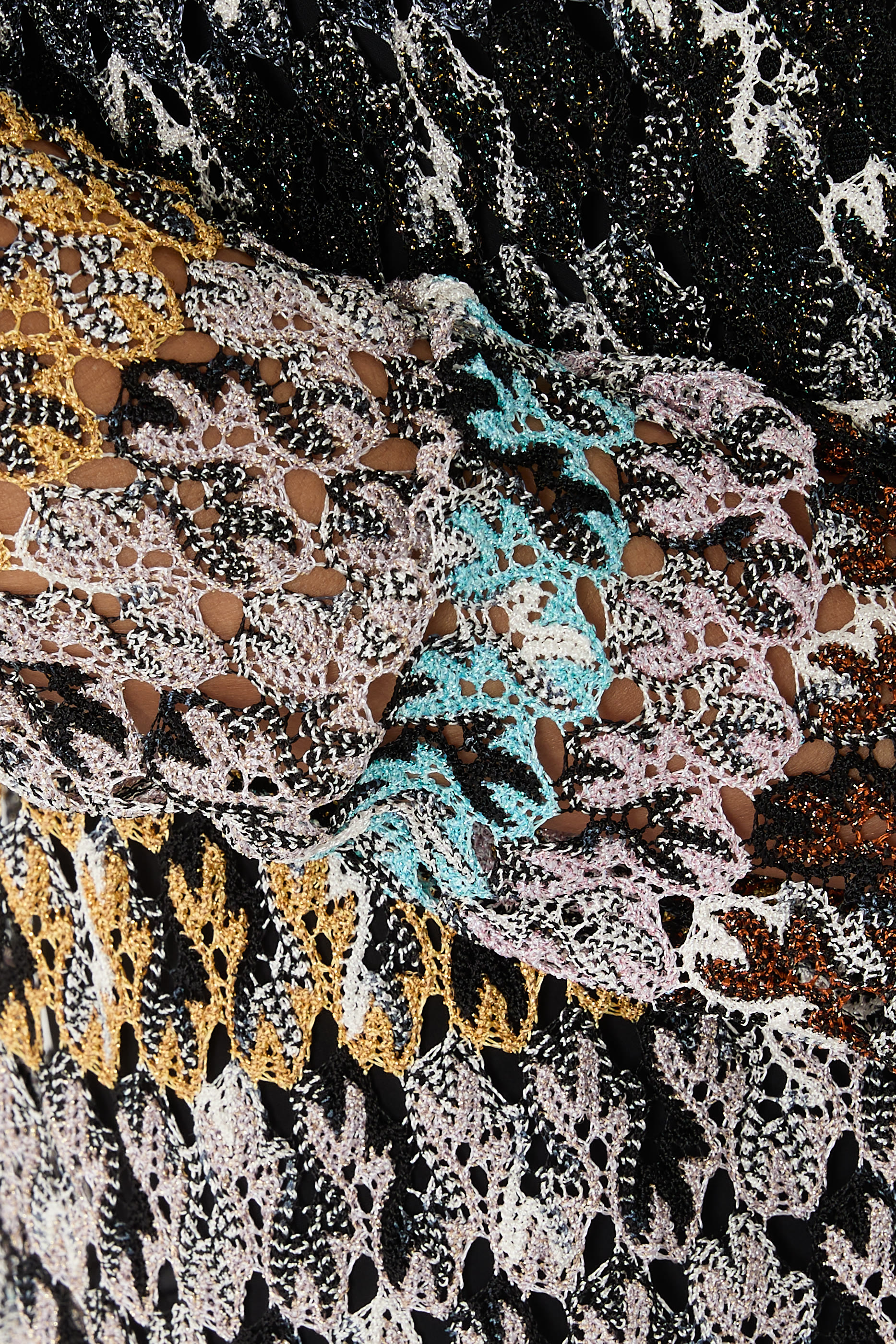 Lace Straps Long Cardigan