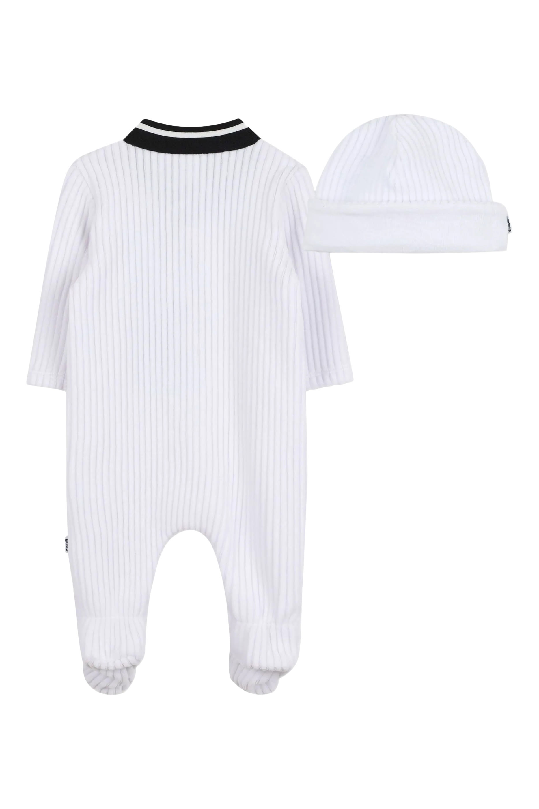 Kids Logo-Patch Pajama and Hat Set