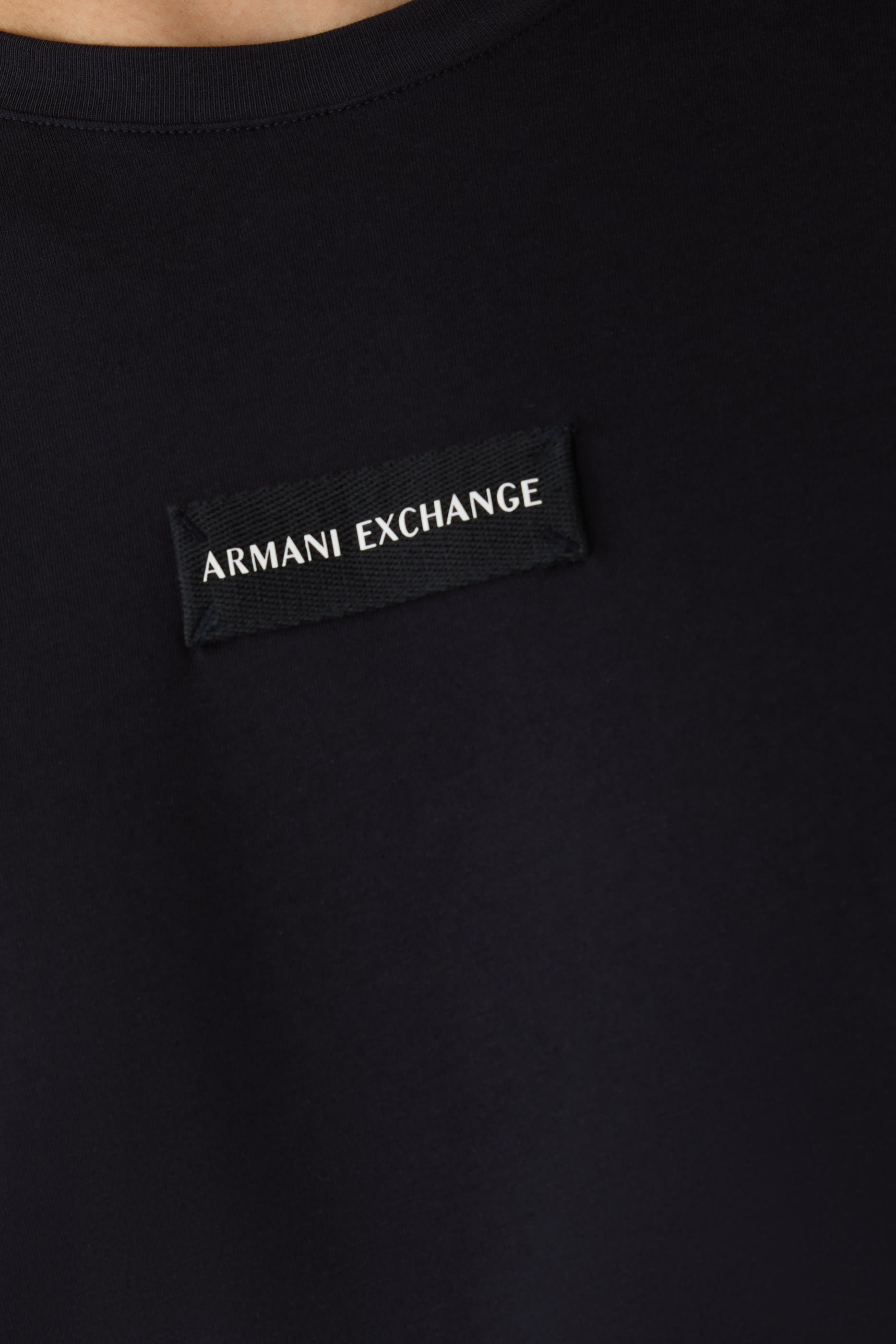 AX Logo Cotton-Jersey T-Shirt