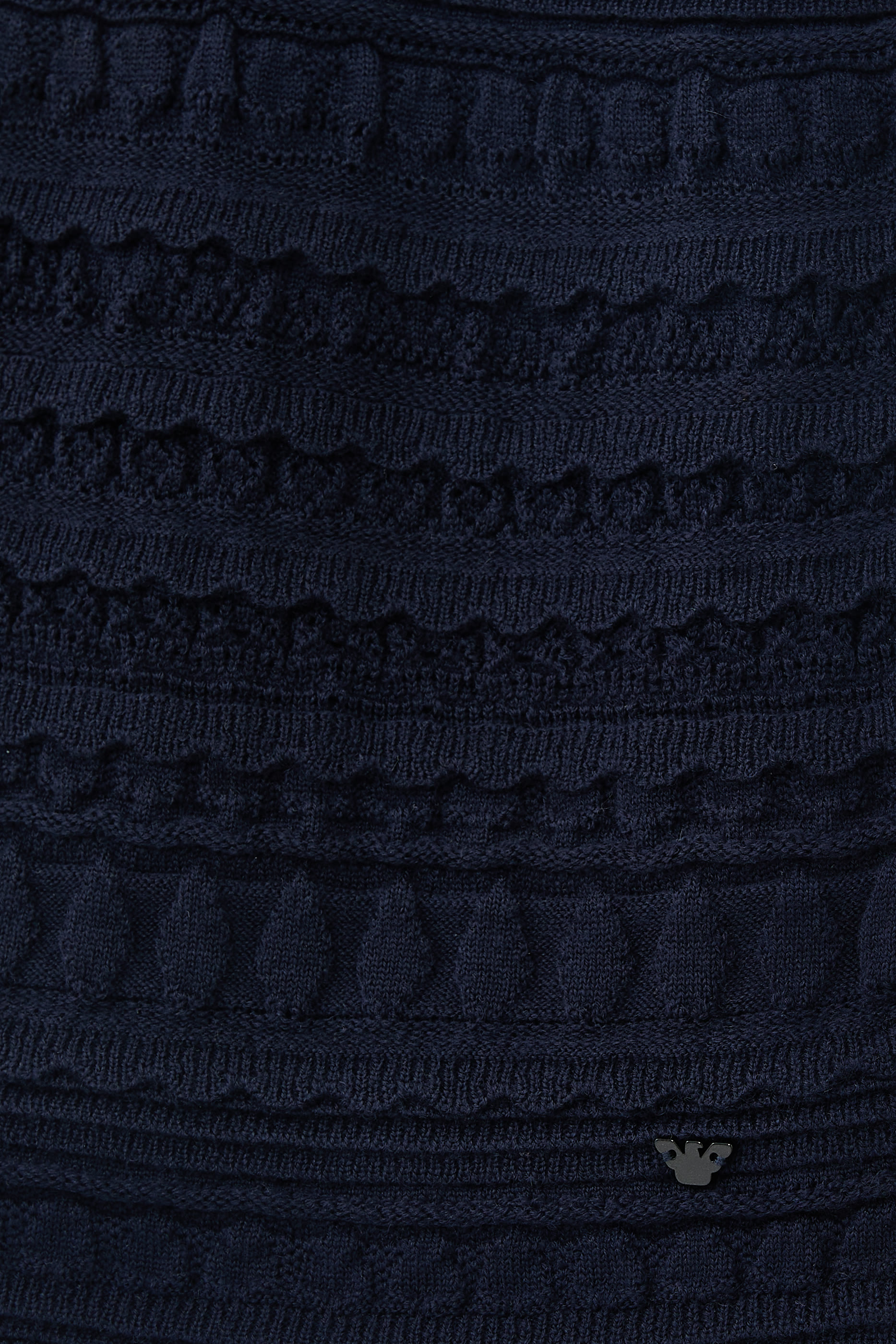 Kids Wool-Blend Knit Dress with Micro Ruffles