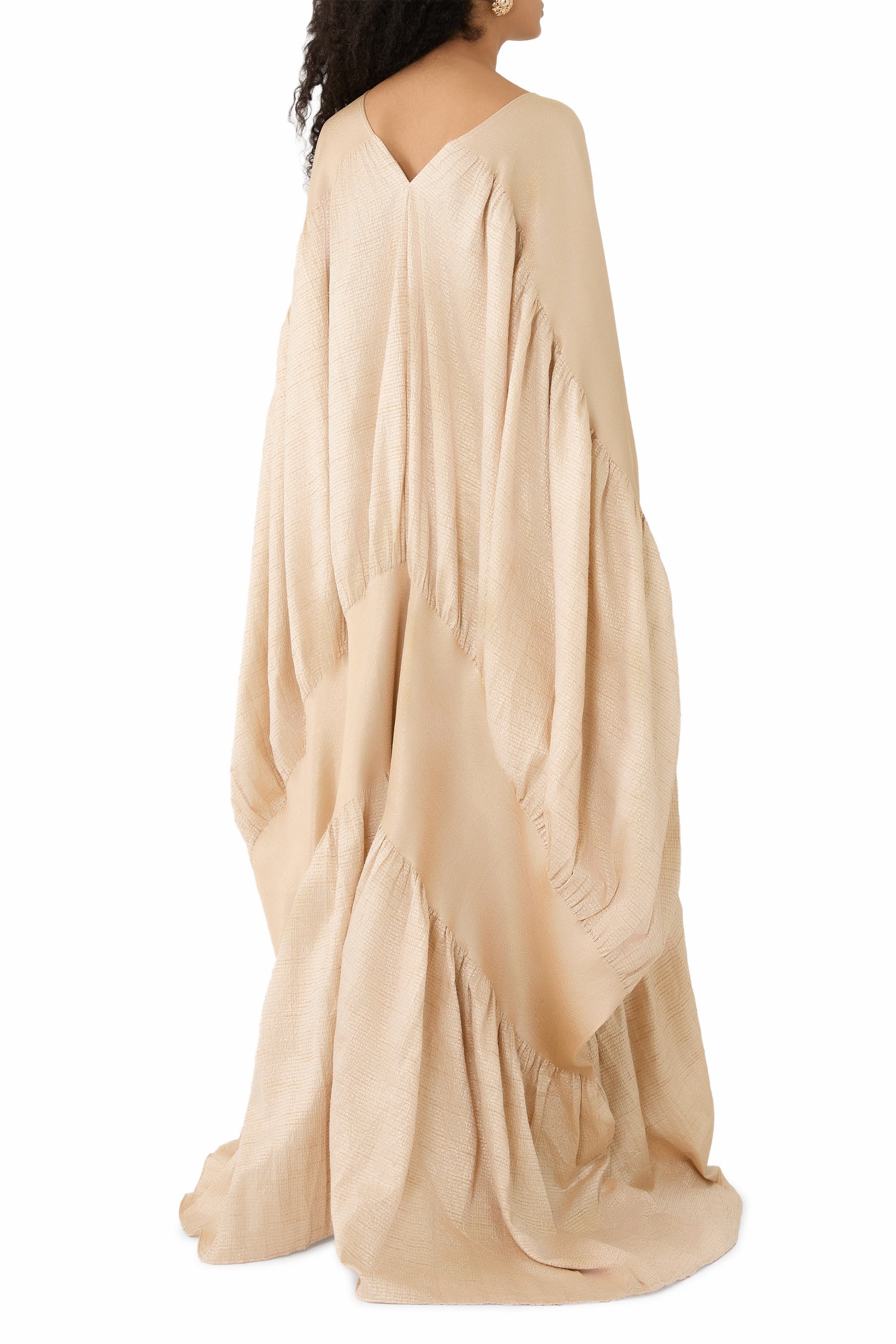 Knitted V-Neck Kaftan