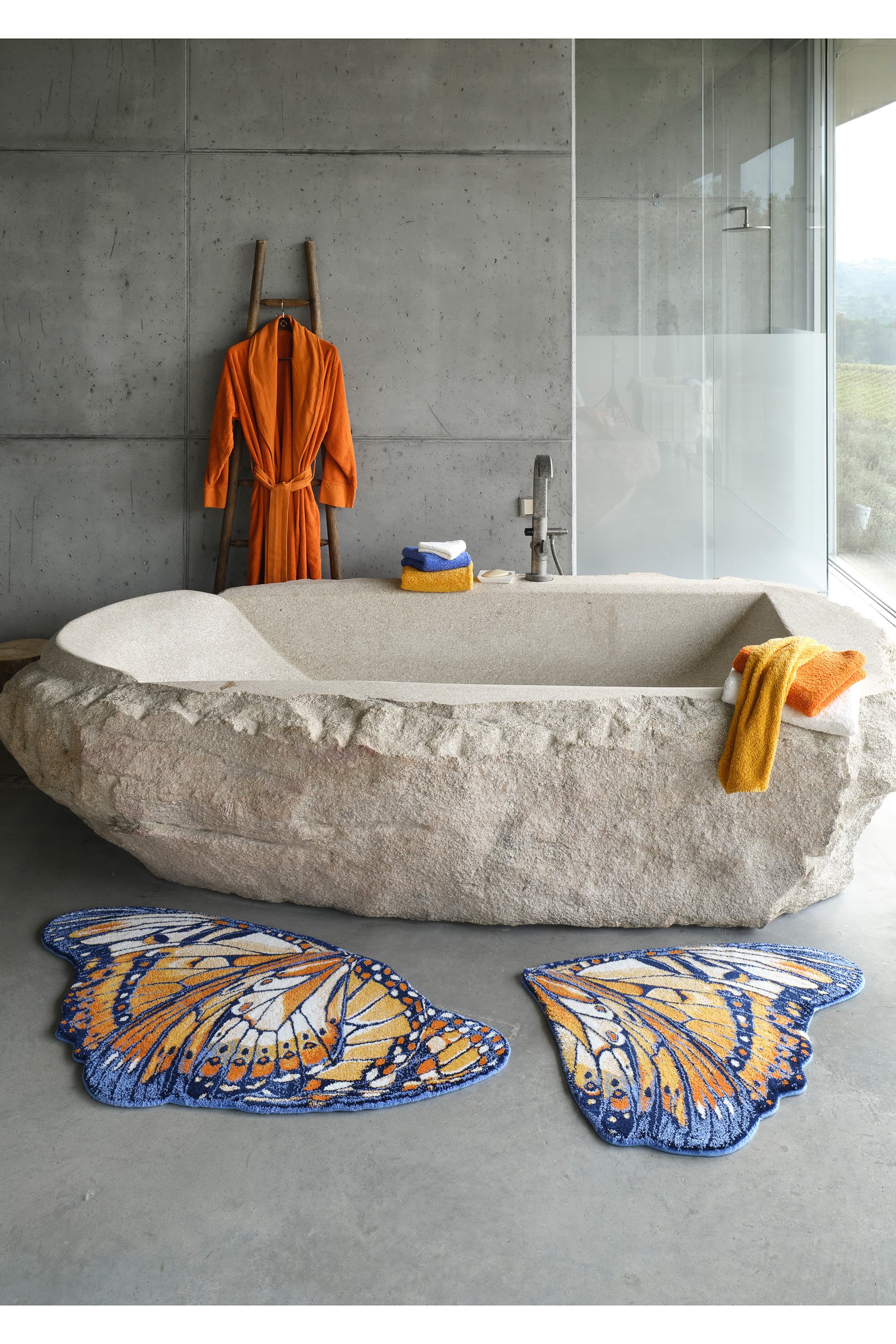 Mariposa Large Bath Rug