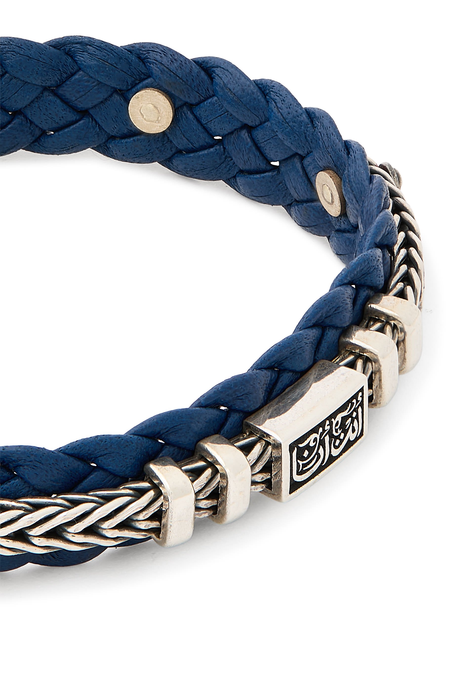We Are One Bracelet, Sterling Silver & Leather