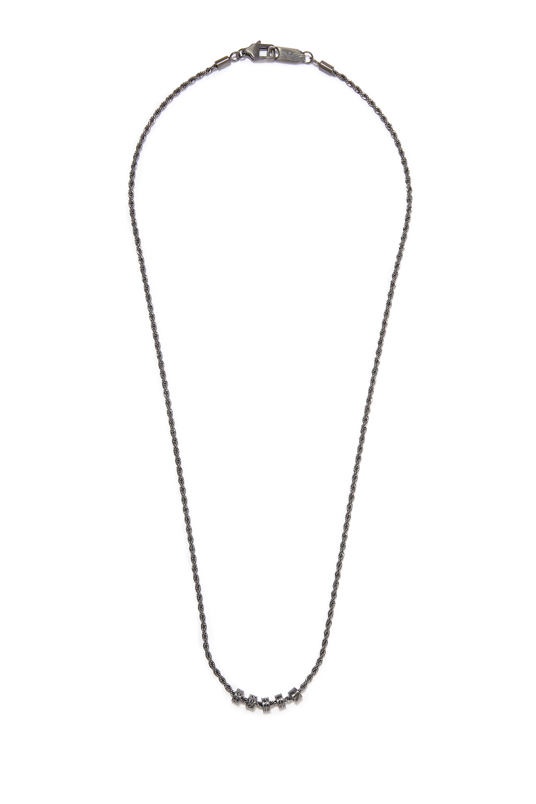 Iconic Trend Gunmetal Necklace