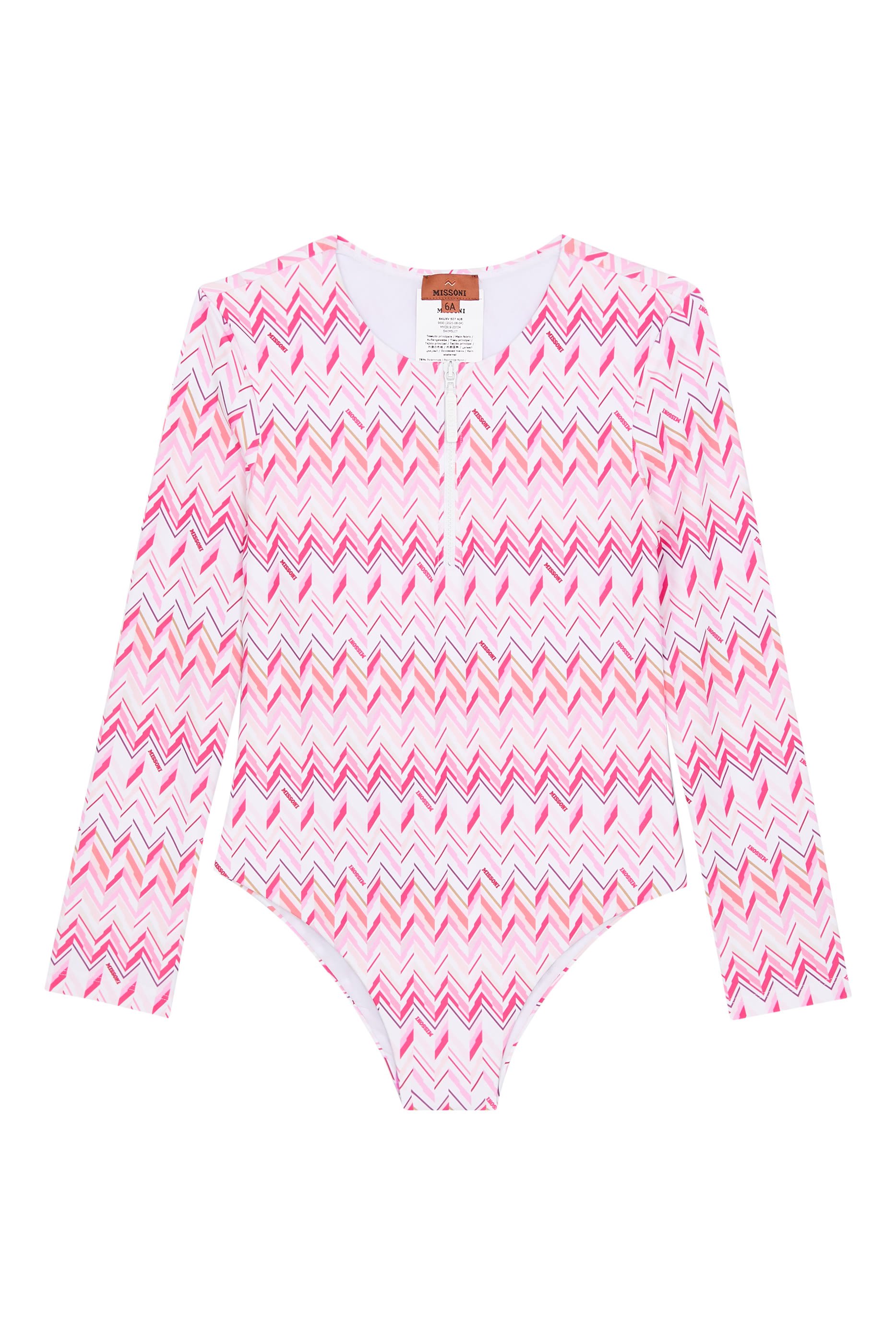 Kids  Zig Zag One Piece Swimsuit