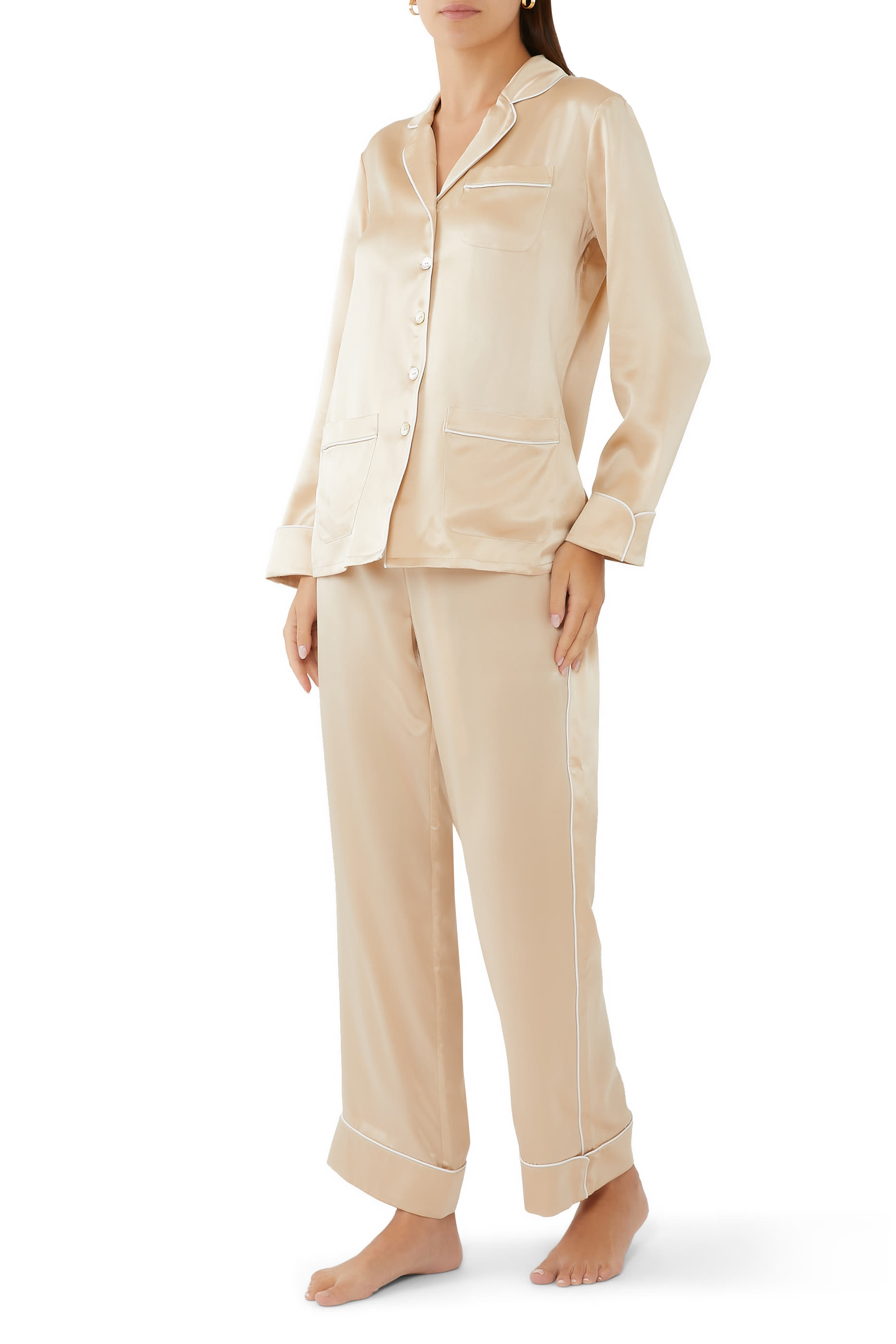 Coco Silk Long Pajama Set