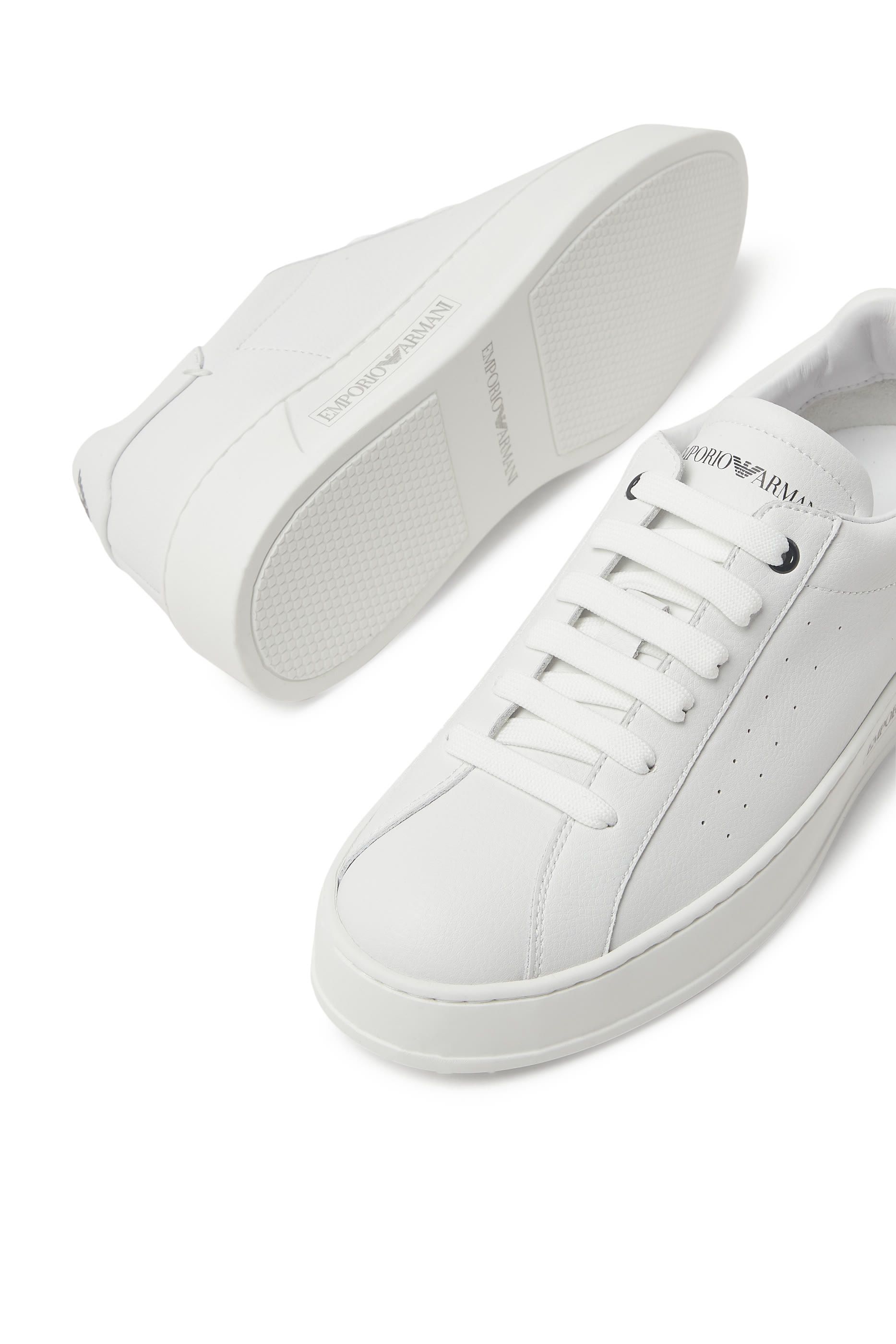 Leather Logo Sneakers