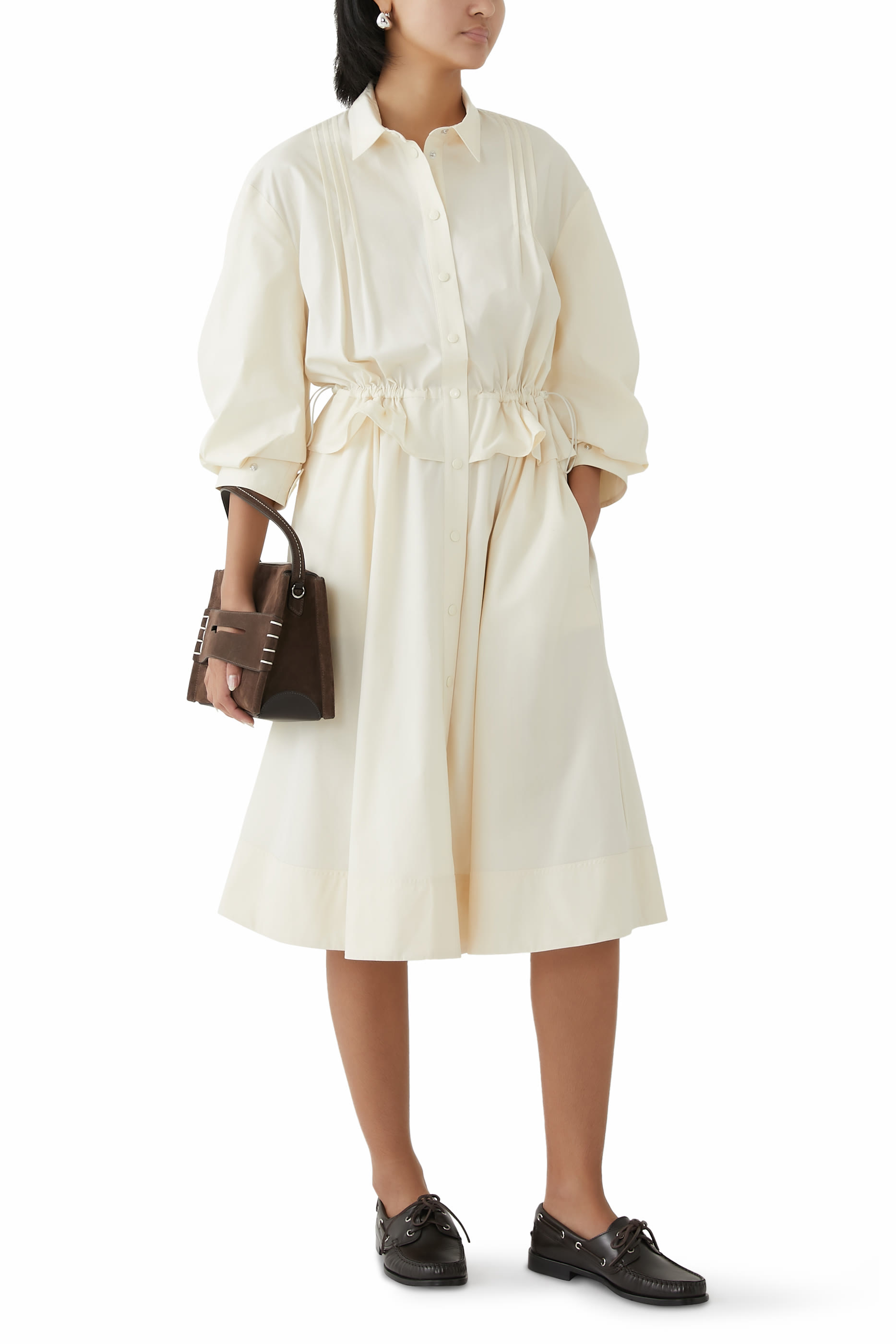 Button-Down Midi Dress