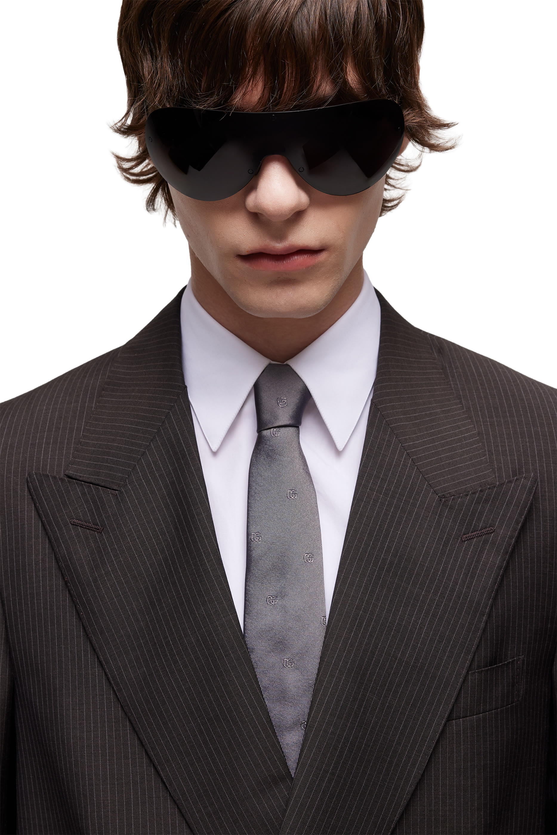 Double G Silk Jacquard Tie