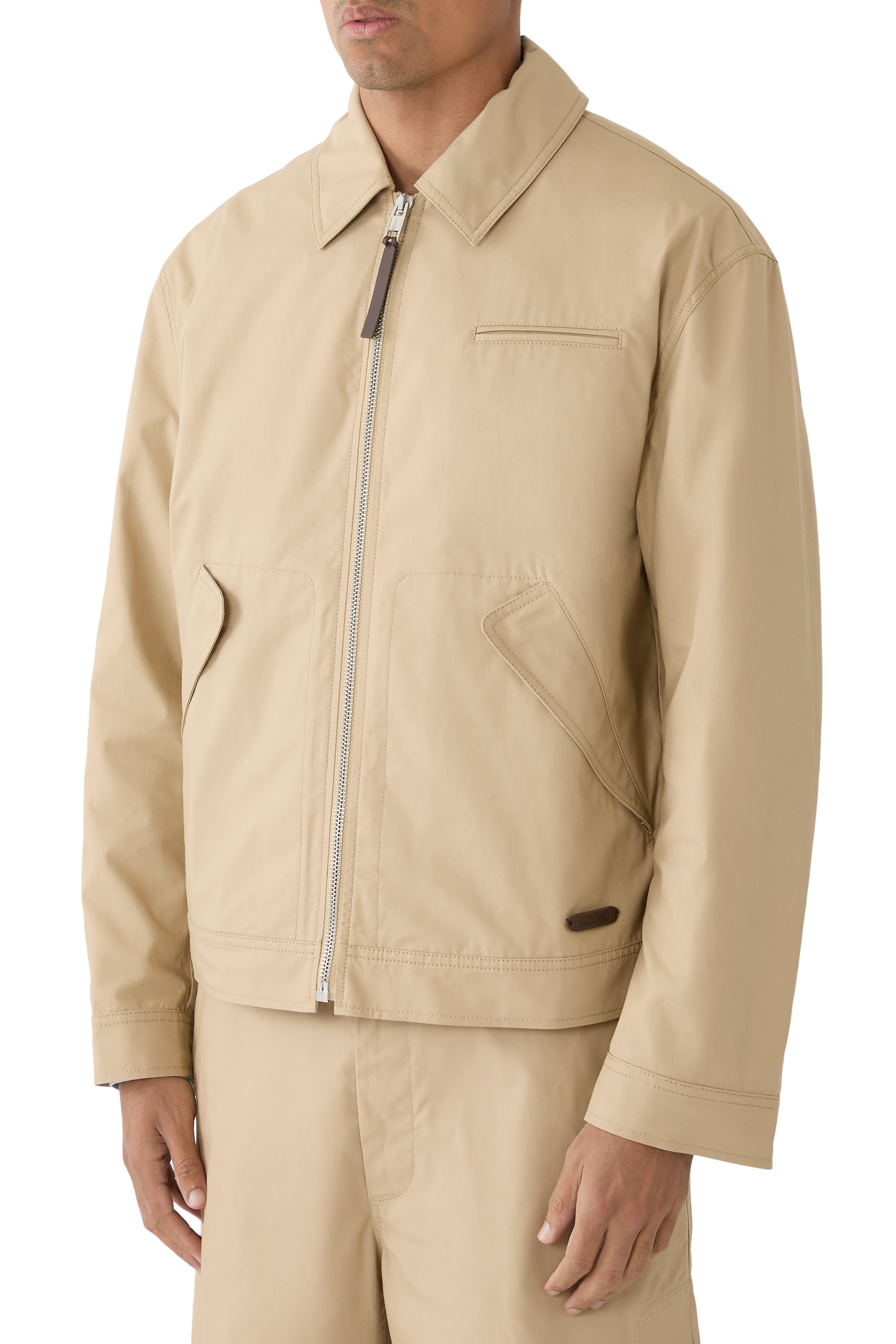 Cotton Zip-Up Jacket 