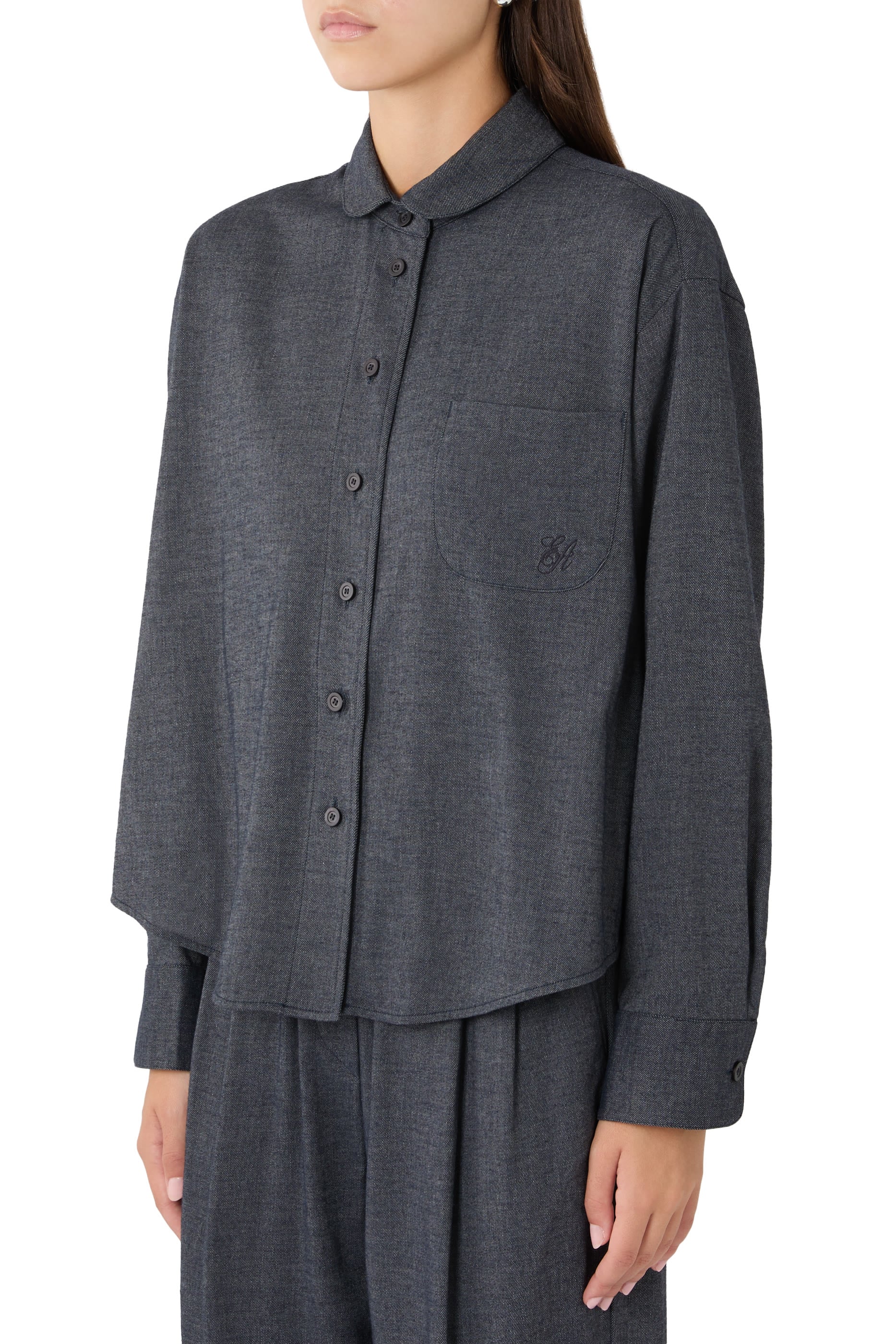 EA Logo Embroidered Shirt