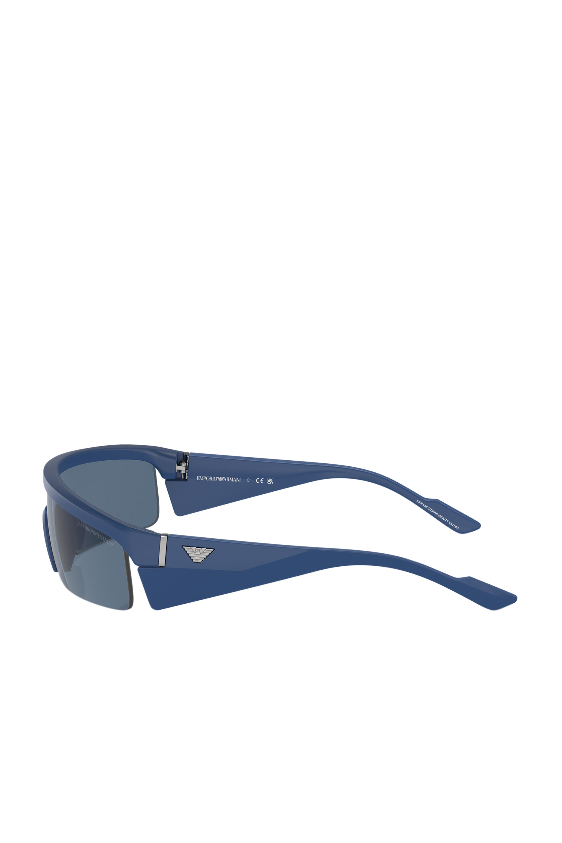 Men's Rectangular Sunglasses with Interchangeable Lenses