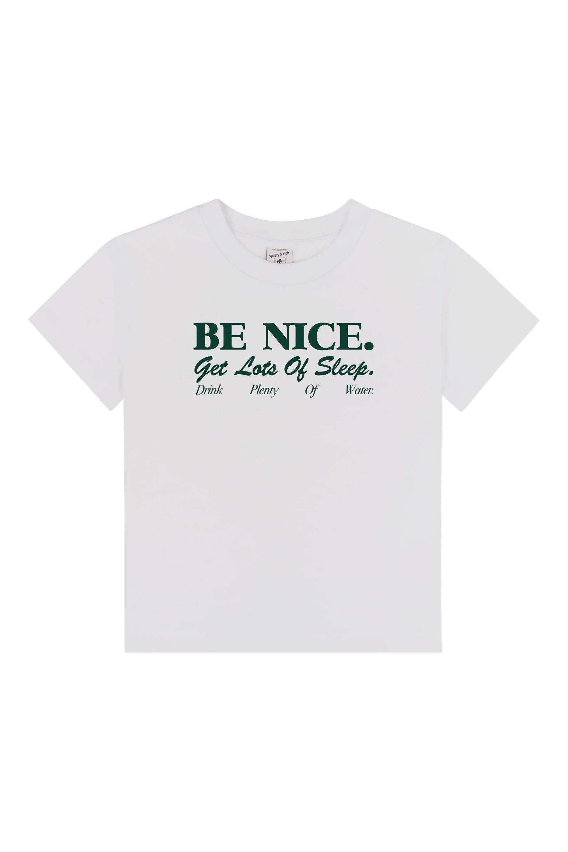 Kids Be Nice Graphic Round Neck T-Shirt 