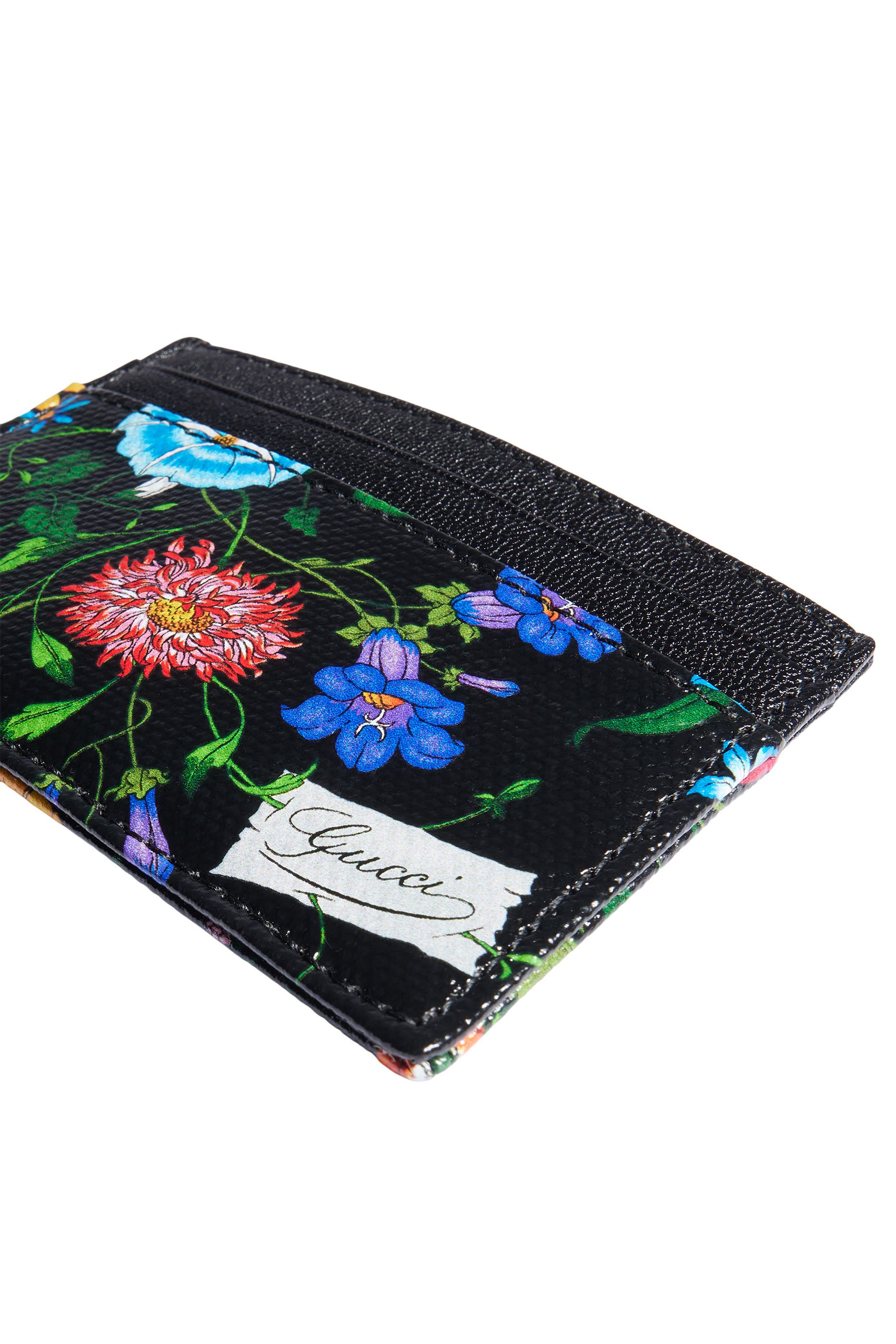 Flora-Motif Card Case