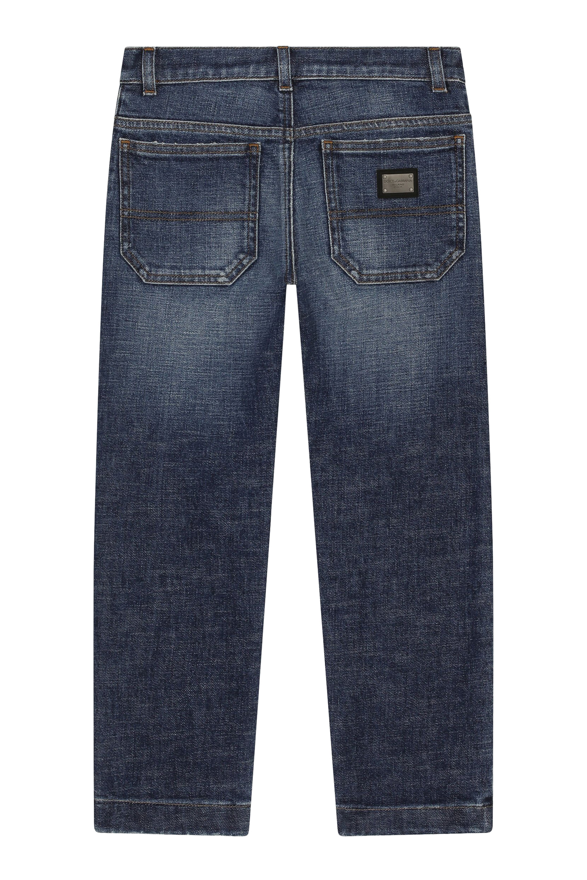 Kids Five-Pocket DG Patch Jeans