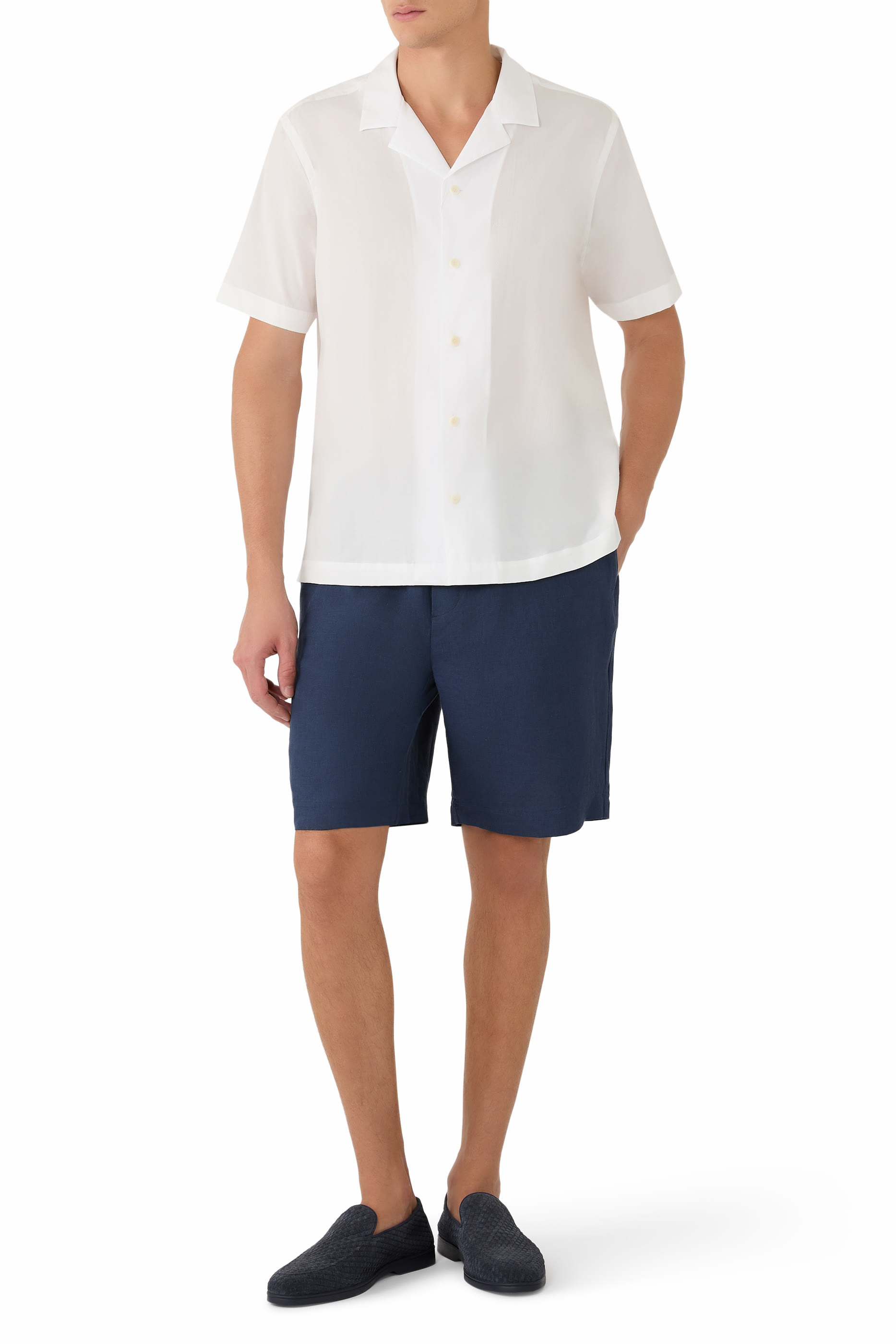 Linen Drawstring Shorts