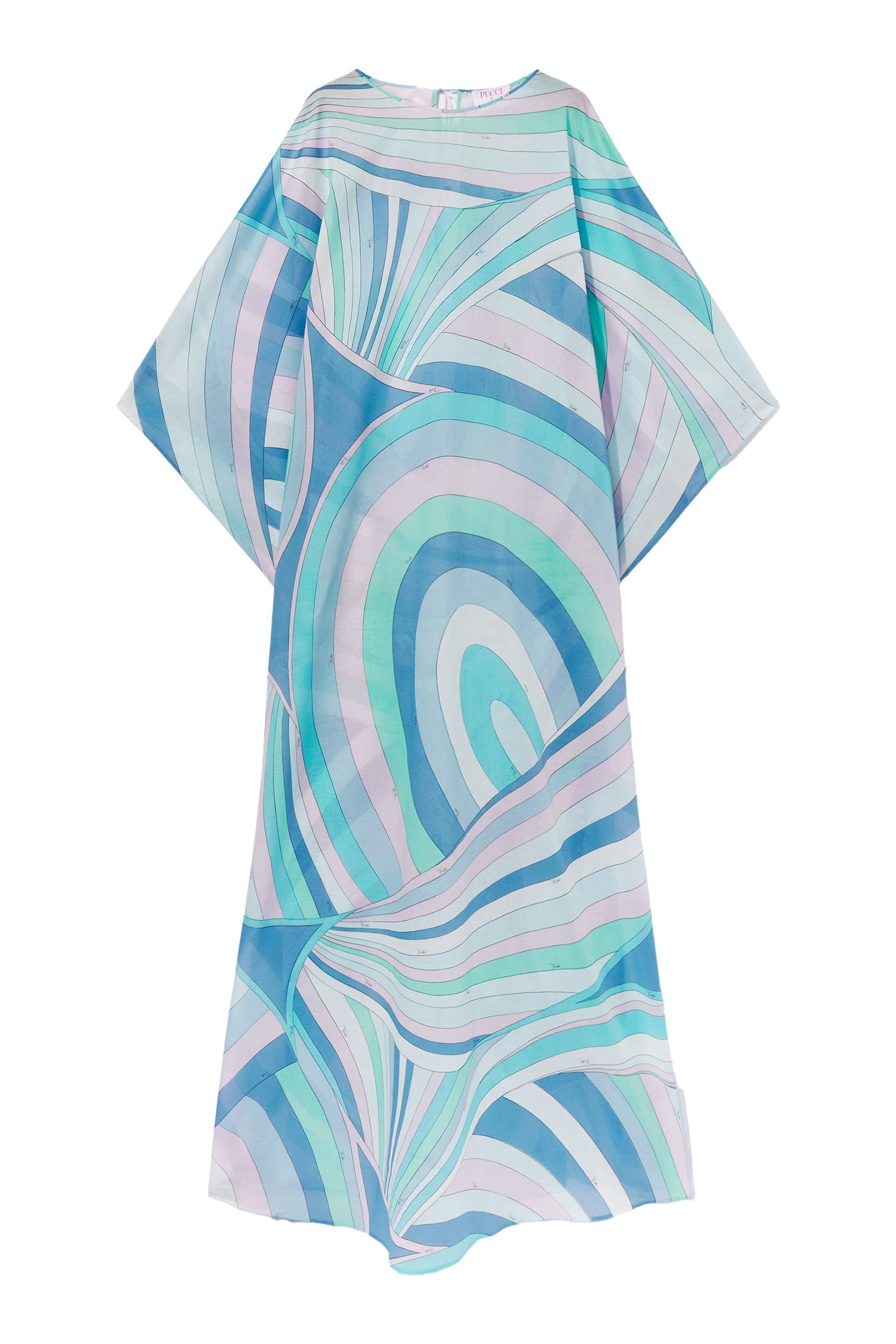 Iride-Print Cotton Kaftan