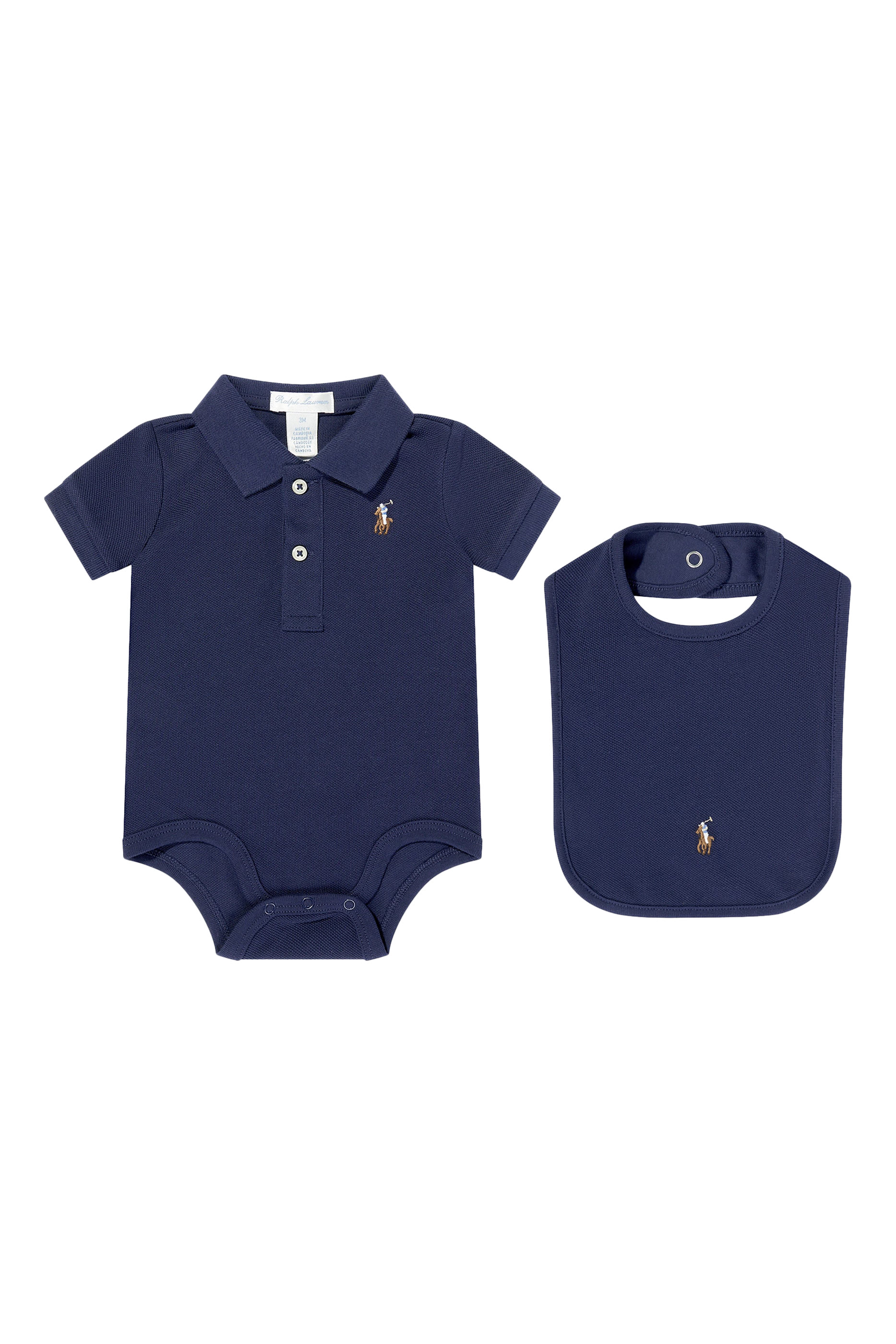 Kids Logo Romper and Bib Set 