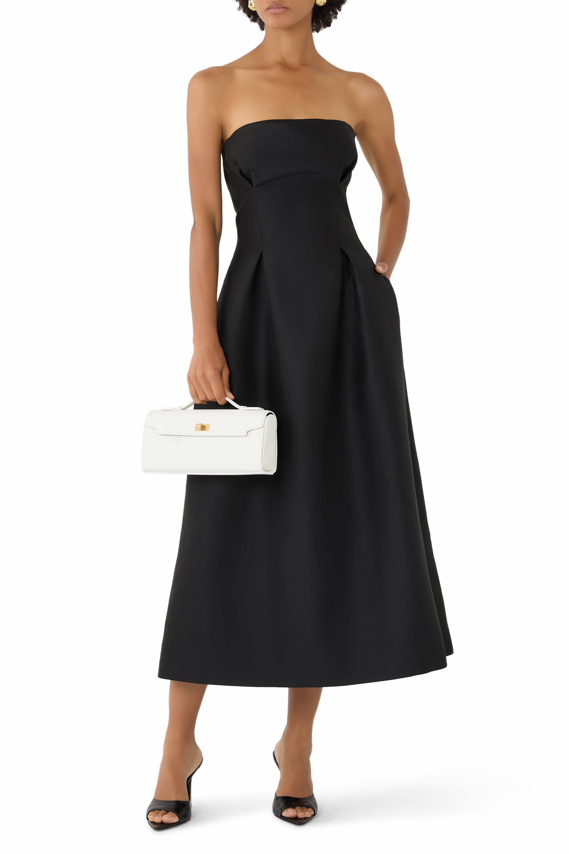 Silk Wool Noir Dress