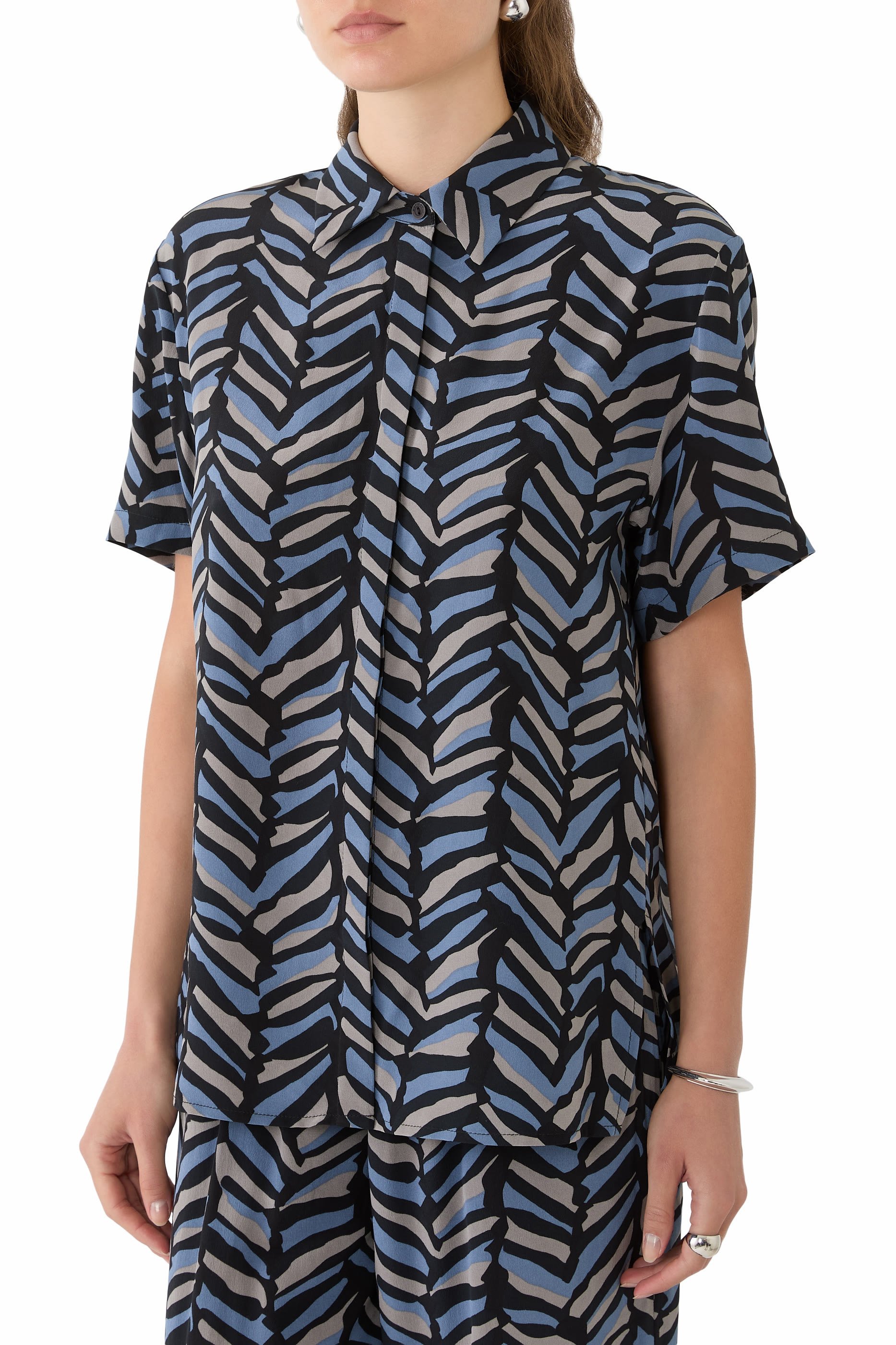 Oversized Short Sleeves Shirt