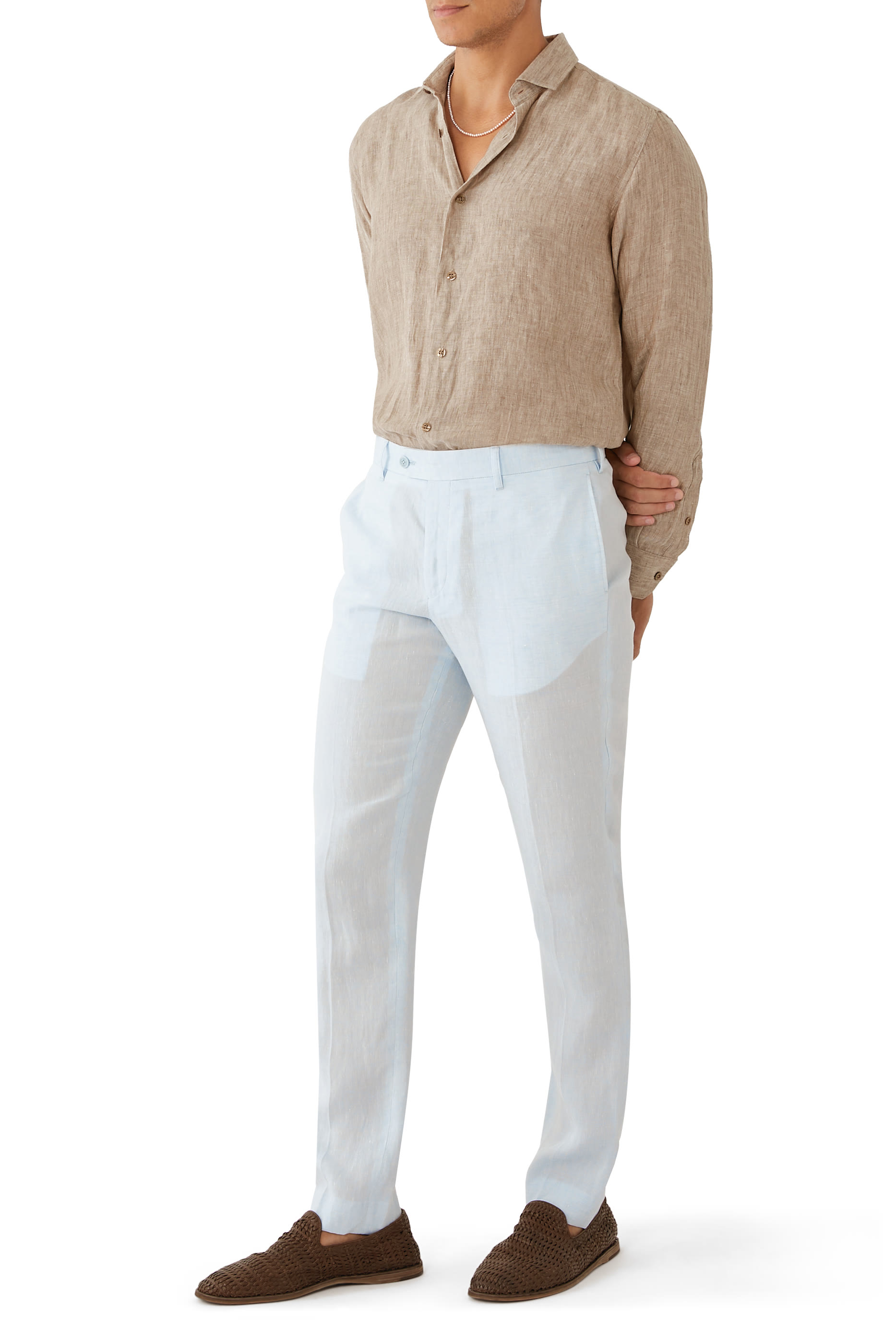 Antonio Long Sleeves Linen Shirt