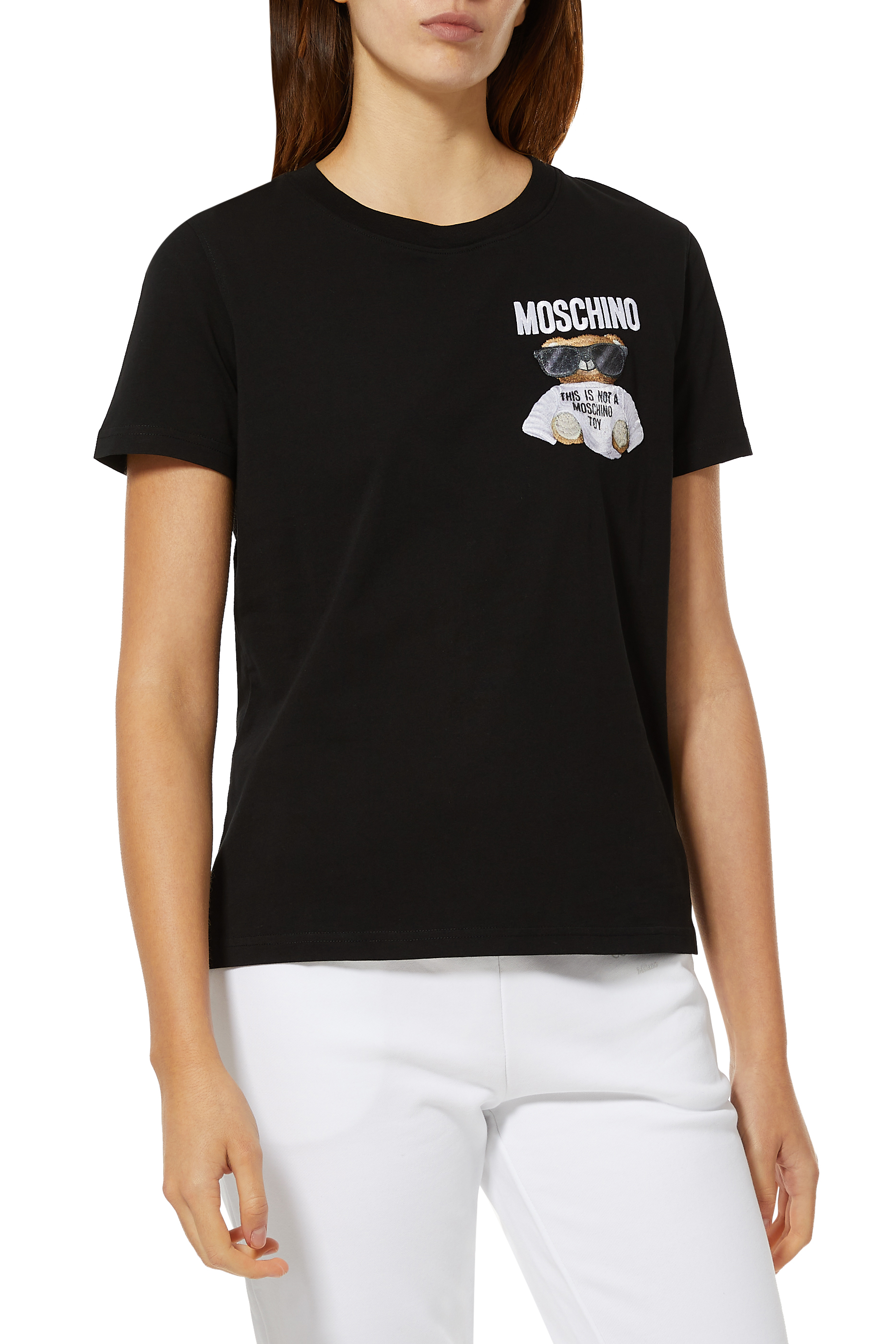 Buy Moschino Micro Teddy Bear T-Shirt for Womens | Bloomingdale's Kuwait