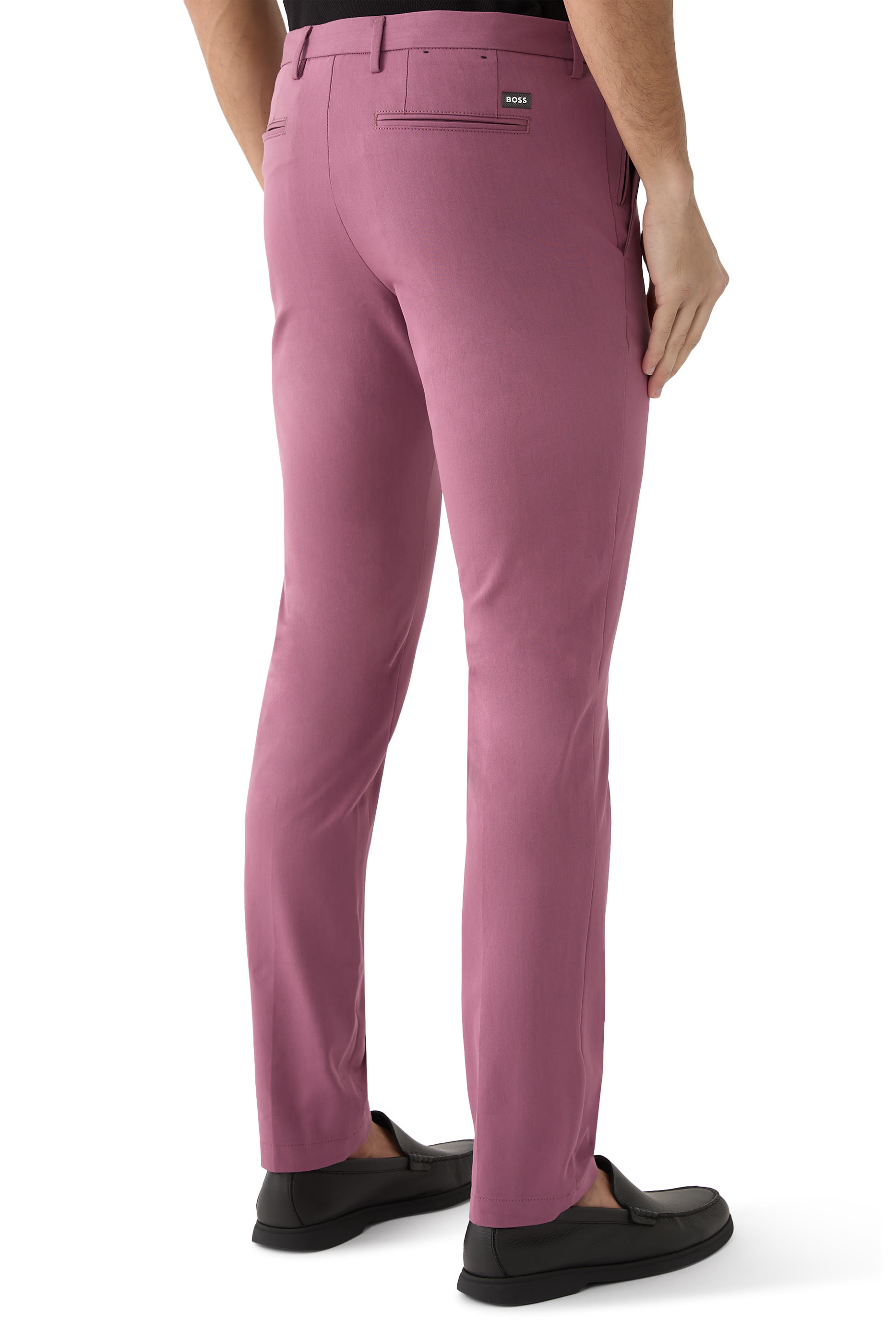 Slim-fit Trousers in Stretch Cotton Blend