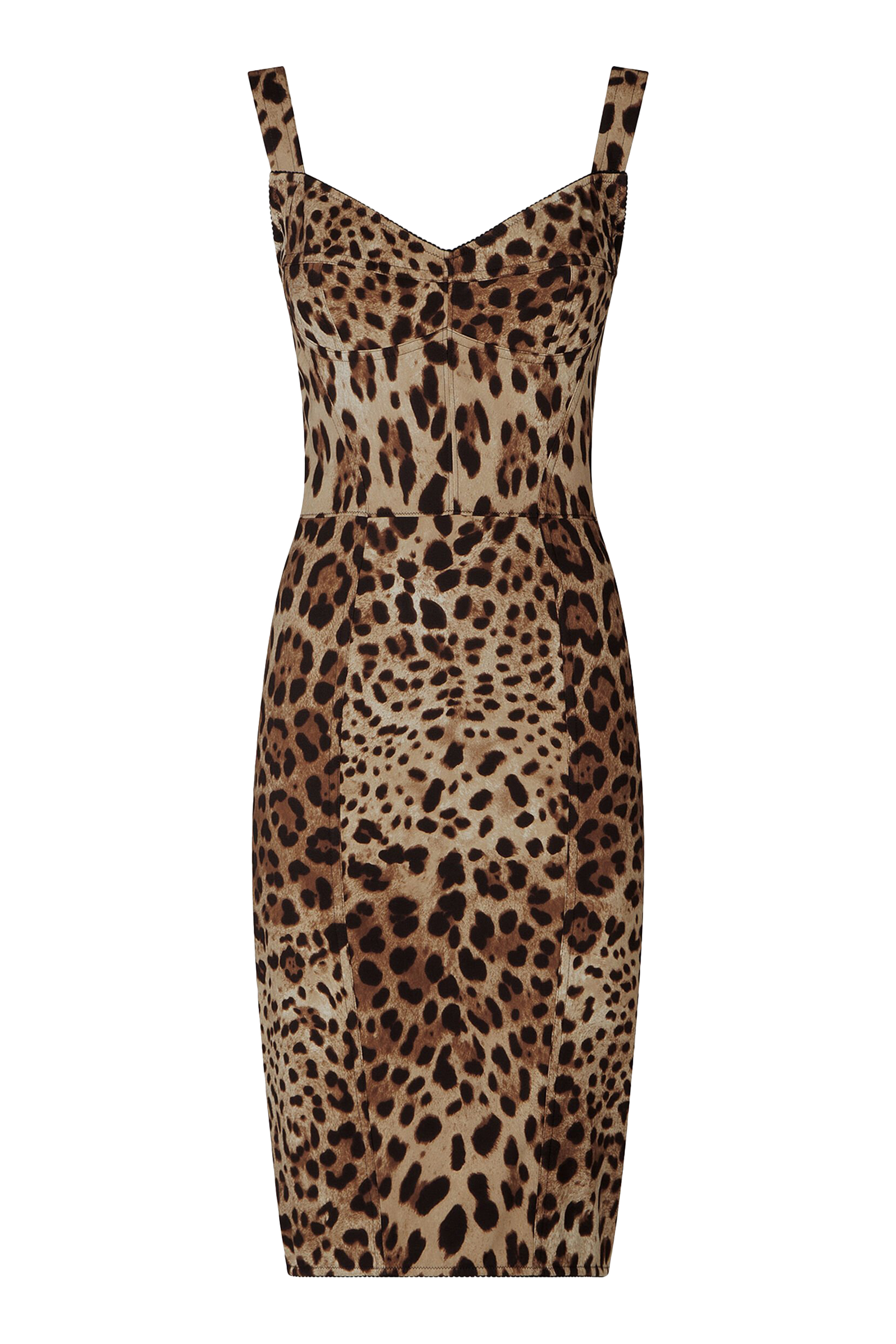Leopard Print Midi Dress