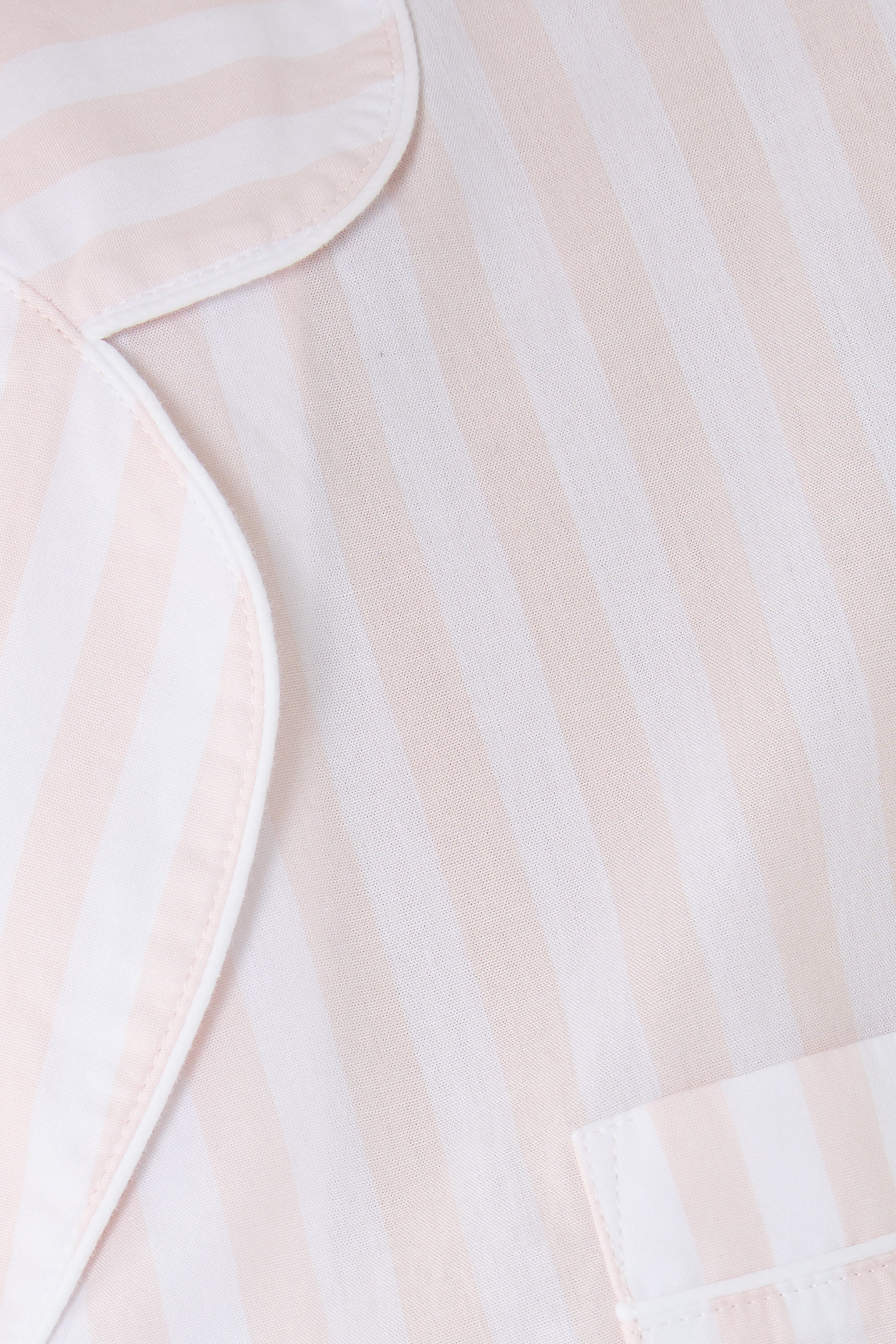 Organic Cotton Poplin Stripe Pyjama Set  