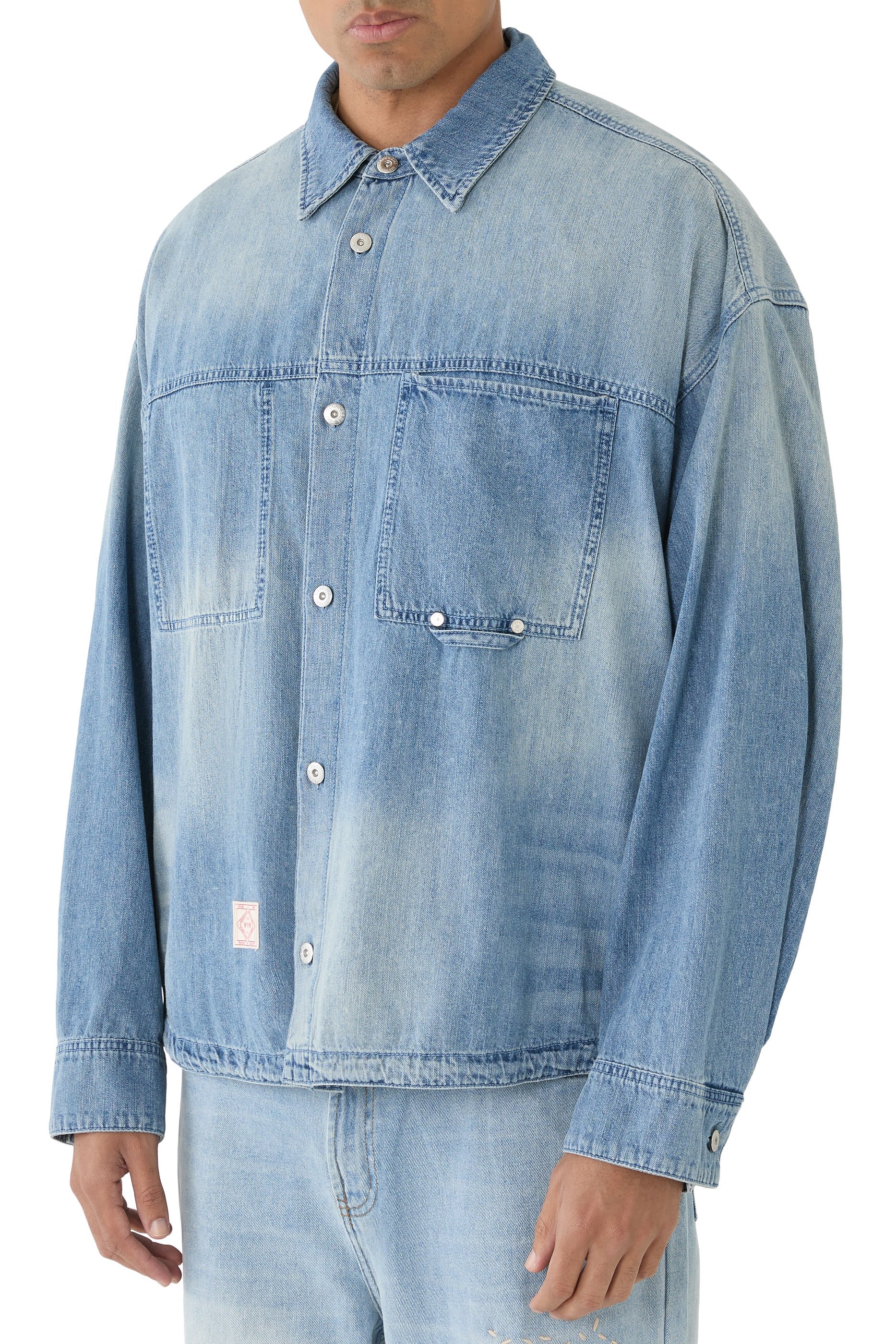 Logo Denim Shirt 