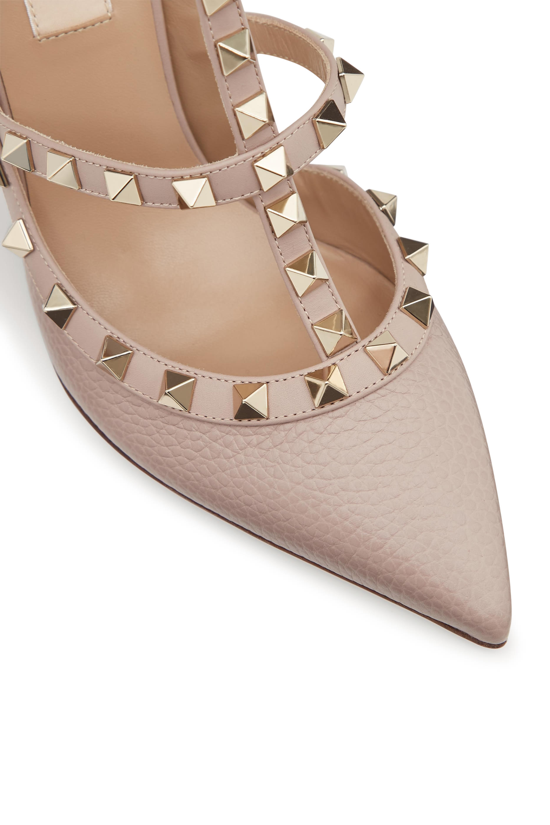  Rockstud 100 Leather Pumps