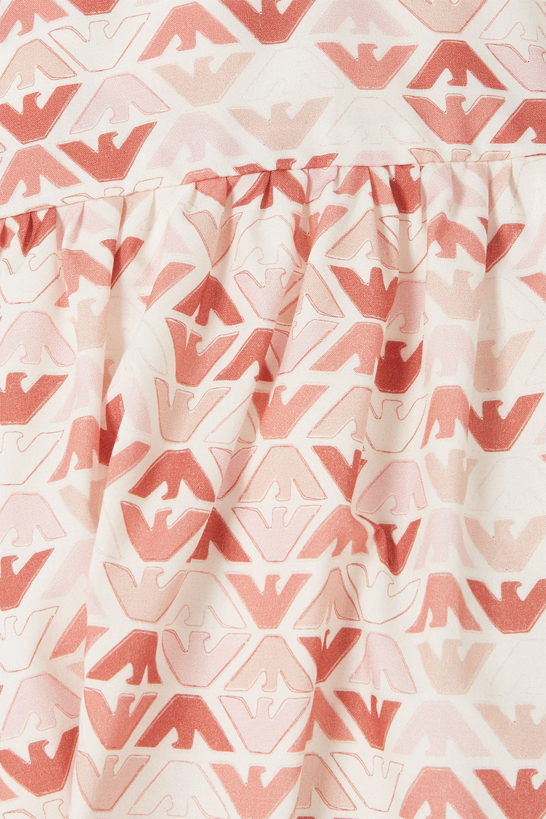 Kids Poplin With All-Over Print Dress